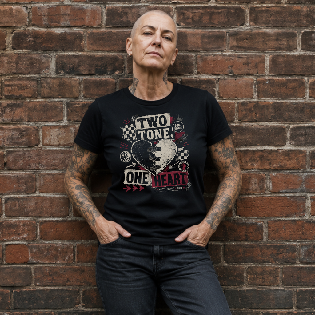 2 TONE, ONE HEART - Heavy Cotton T-Shirt