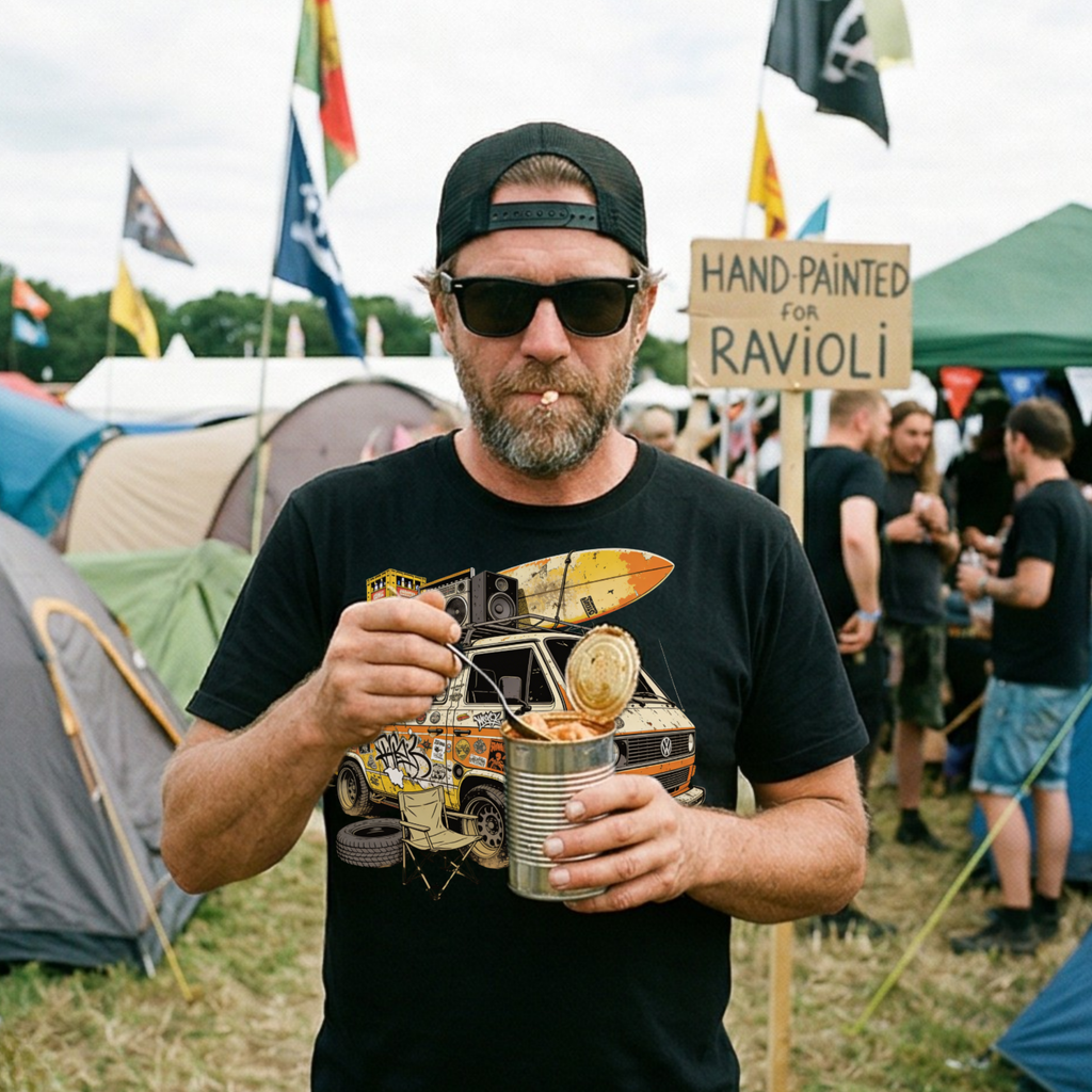 PUNKY CAMPER - Heavy Cotton T-Shirt