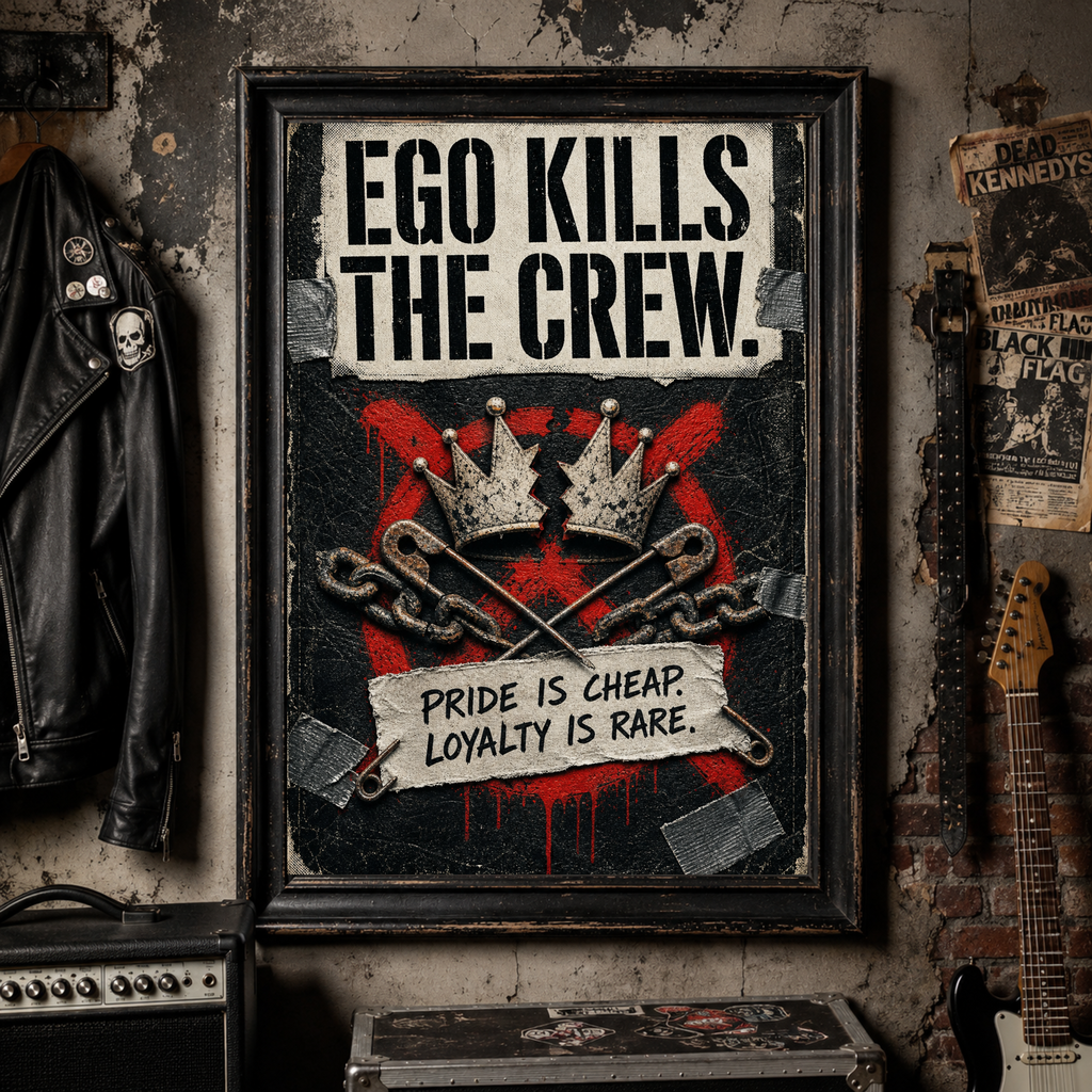 EGO KILLS THE CREW - Poster Din A1 (hoch)