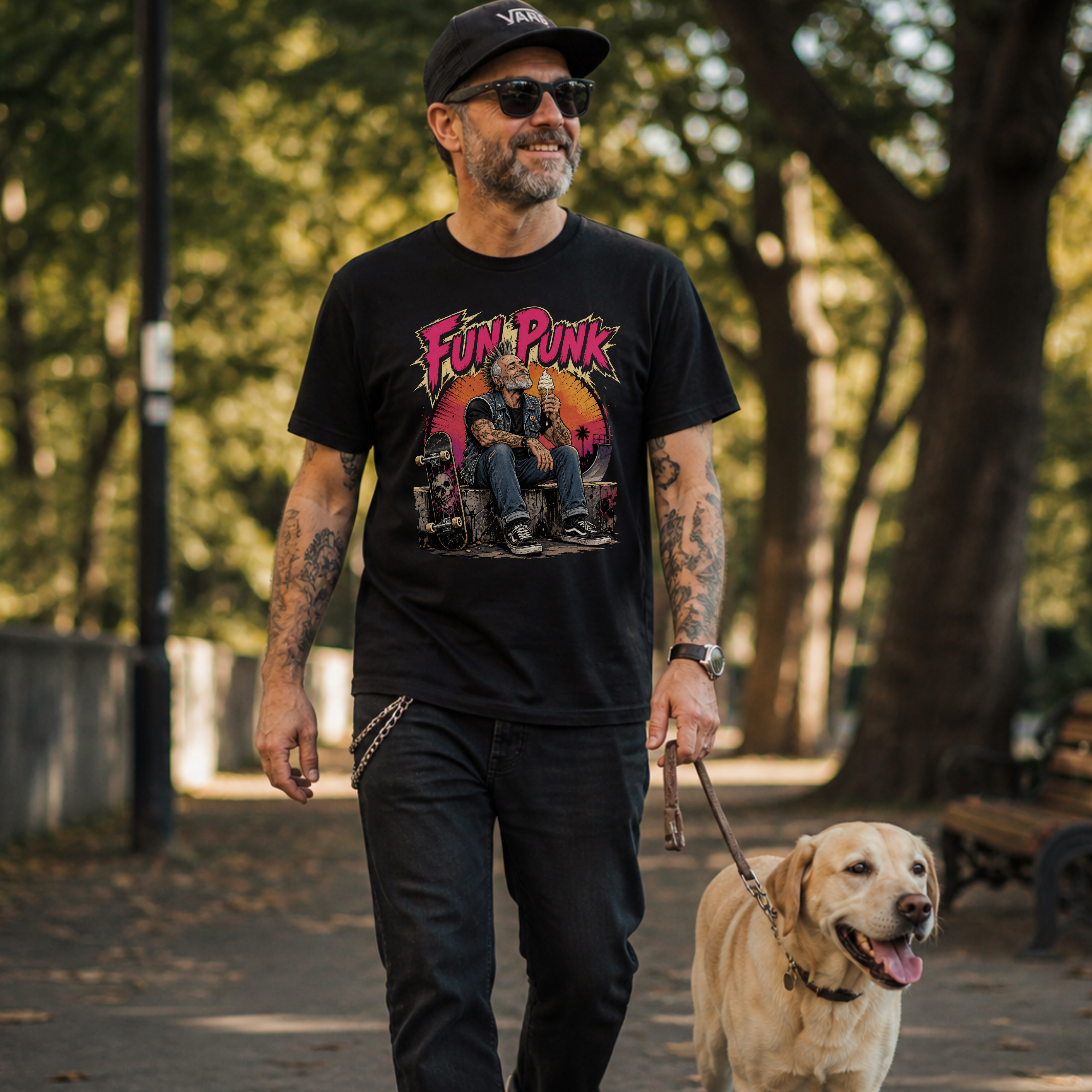 FUN PUNK ICECREAM - Heavy Cotton T-Shirt