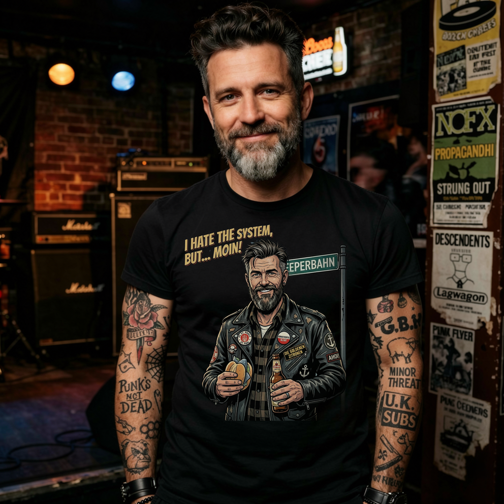 HAMBURG PUNK - MOIN - Heavy Cotton T-Shirt