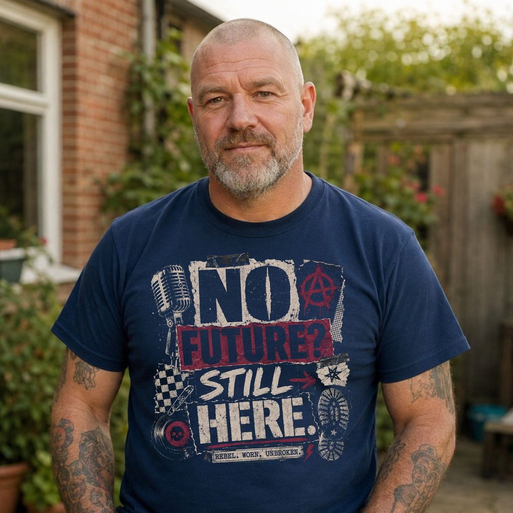 NO FUTURE, STILL HERE - Heavy Cotton T-Shirt
