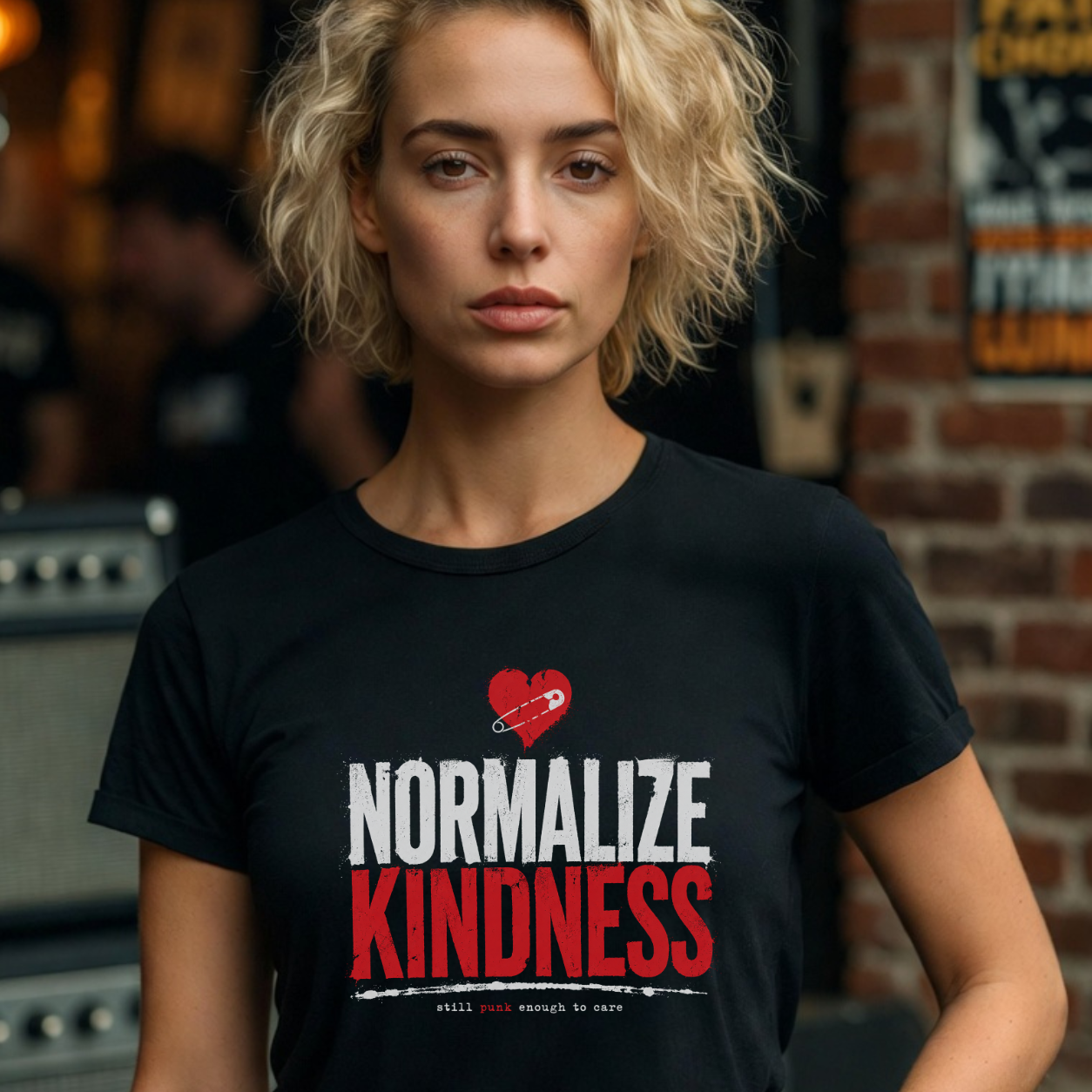 NORMALIZE KINDNESS - Ladies Premium Shirt