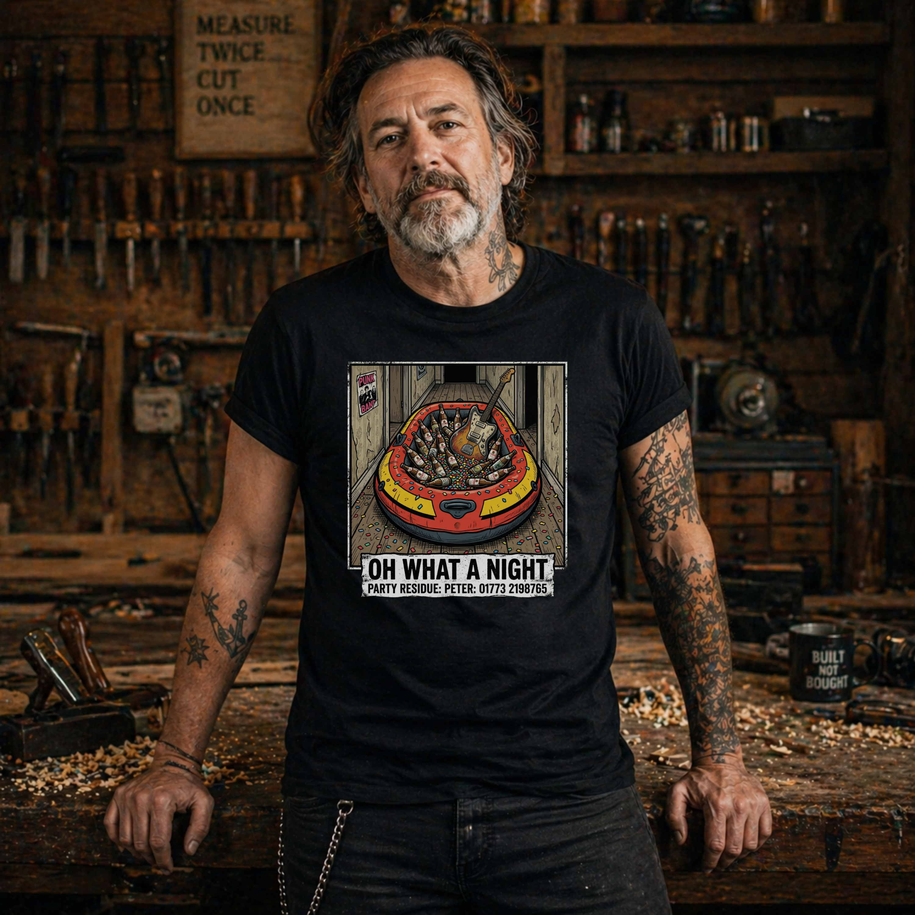 OH WHAT A NIGHT - Heavy Cotton T-Shirt