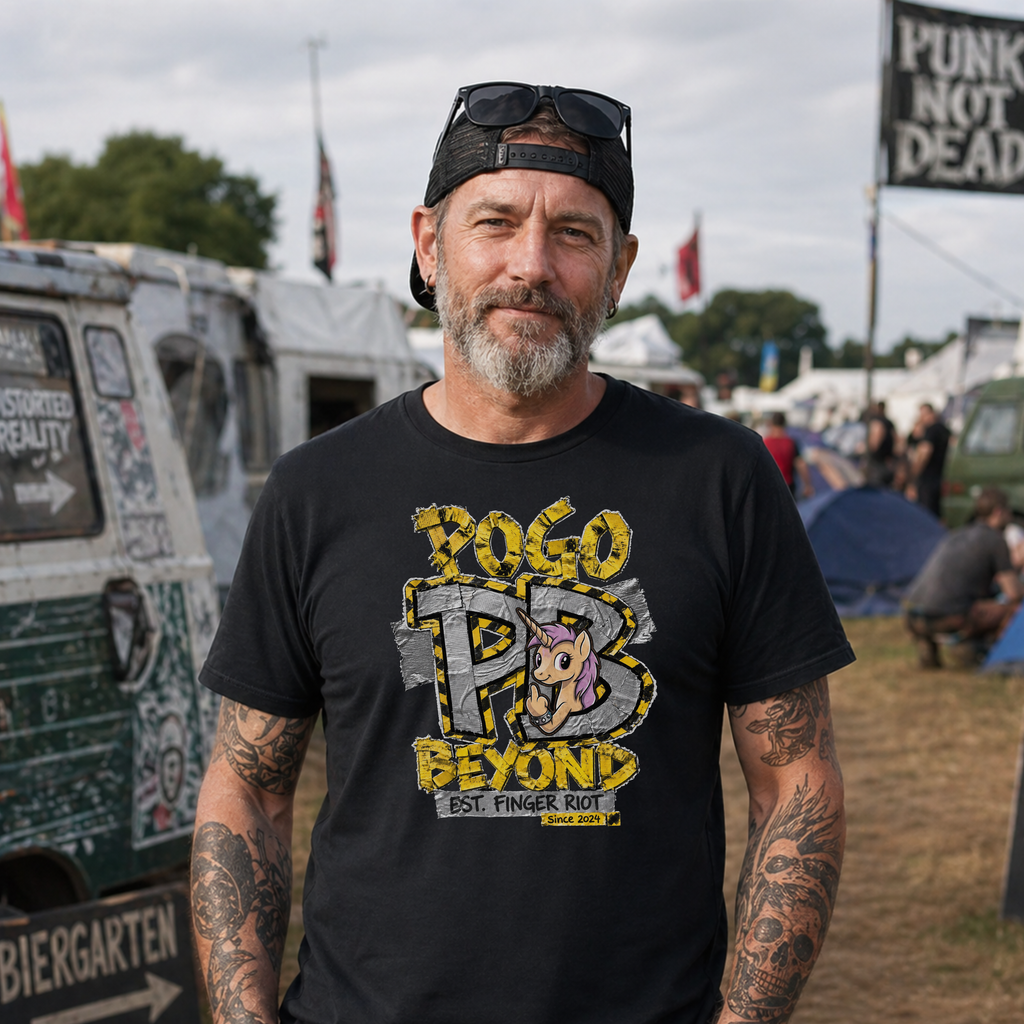 POGO BEYOND Yellow - Heavy Cotton T-Shirt