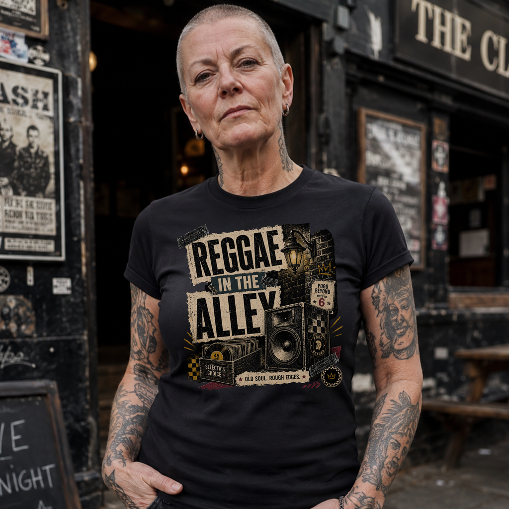 REGGAE IN THE ALLEY - Heavy Cotton T-Shirt