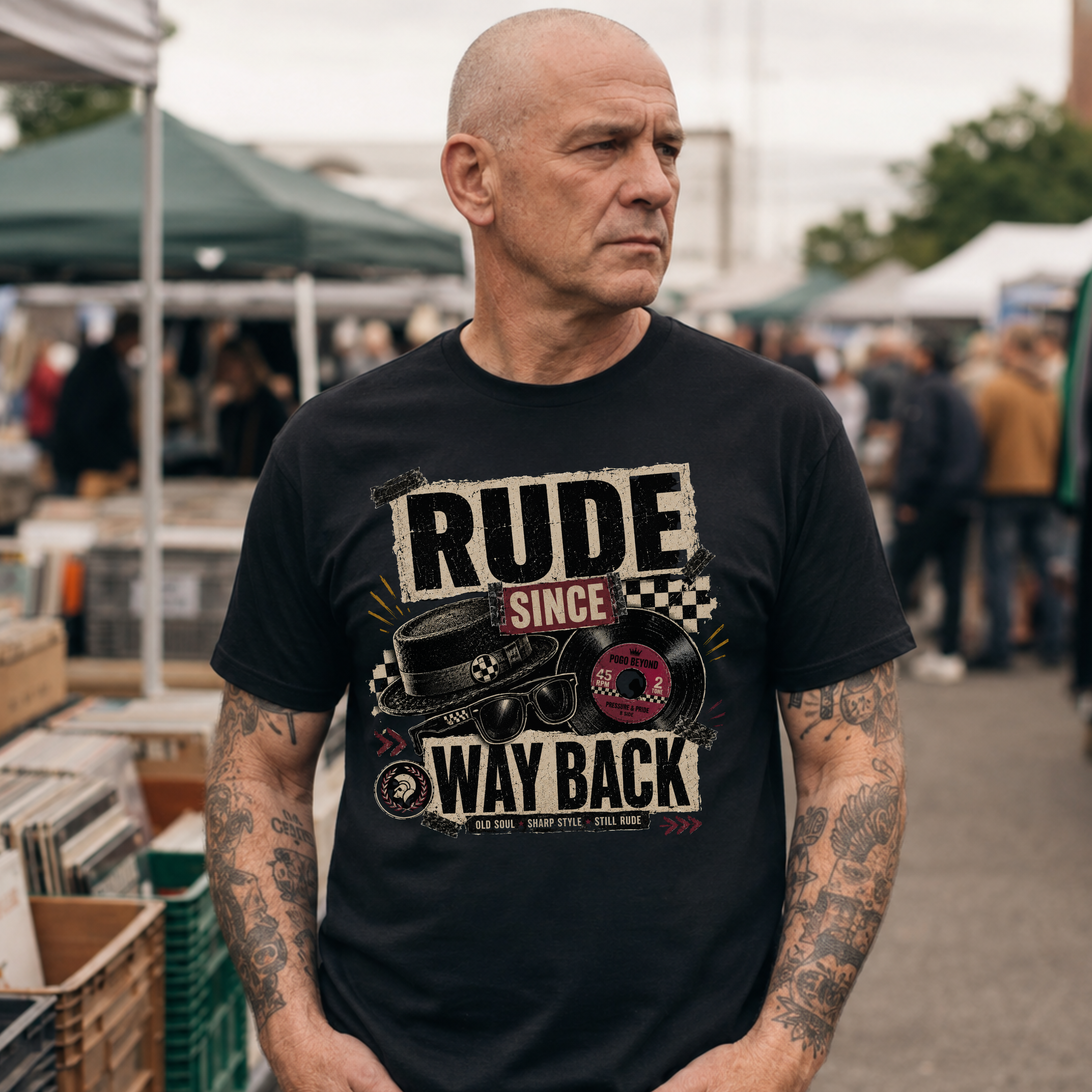 RUDE SINCE WAY BACK - Heavy Cotton T-Shirt