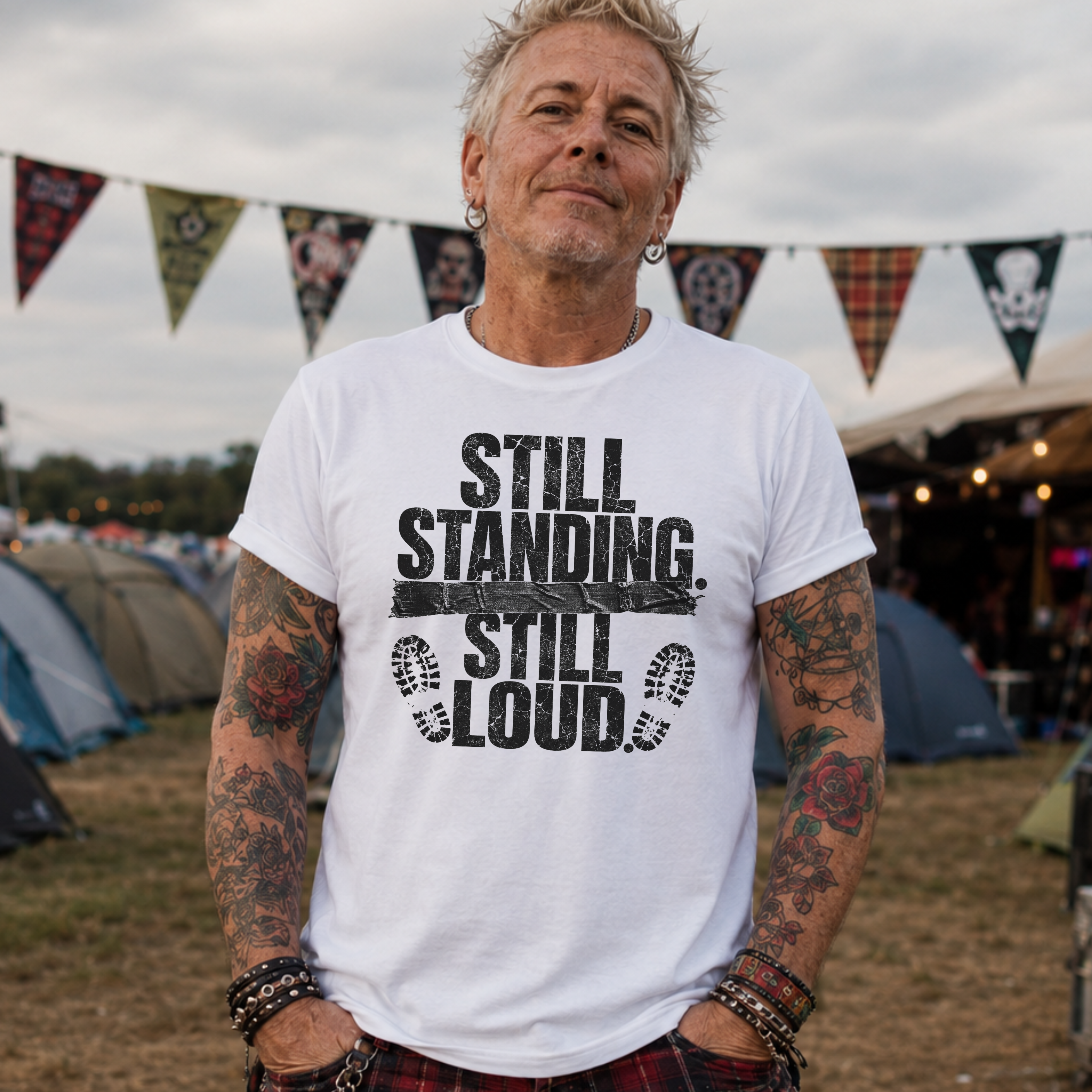 STIL STANDING STILL LOUD - Heavy Cotton T-Shirt