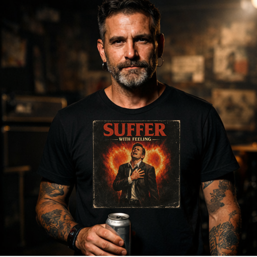 SUFFER WITH FEELING // GAFFA Statement Shirt - Heavy Cotton T-Shirt