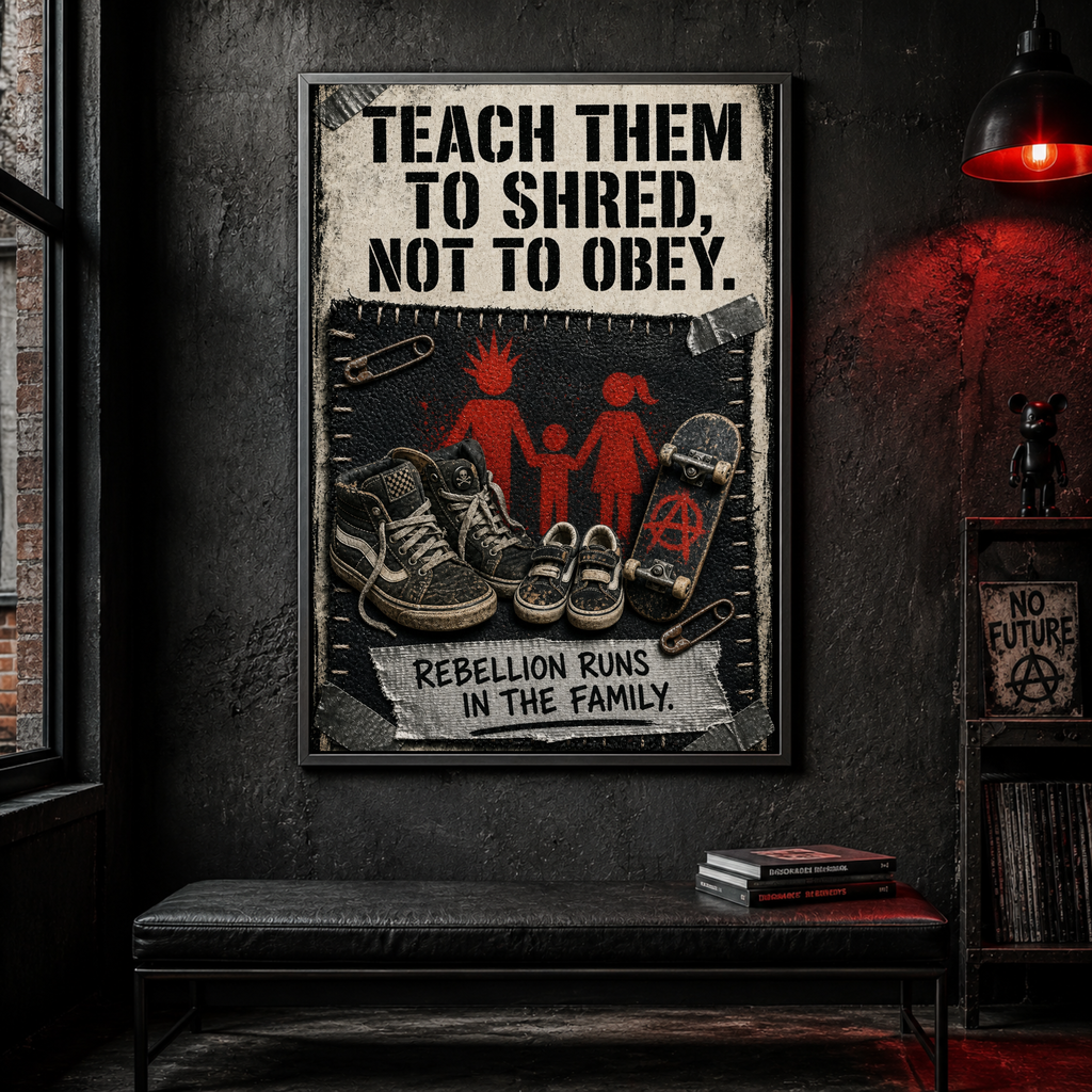 TEACH THEM TO SHRED - Poster Din A1 (hoch)