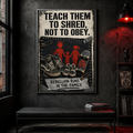 TEACH THEM TO SHRED - Poster Din A1 (hoch)
