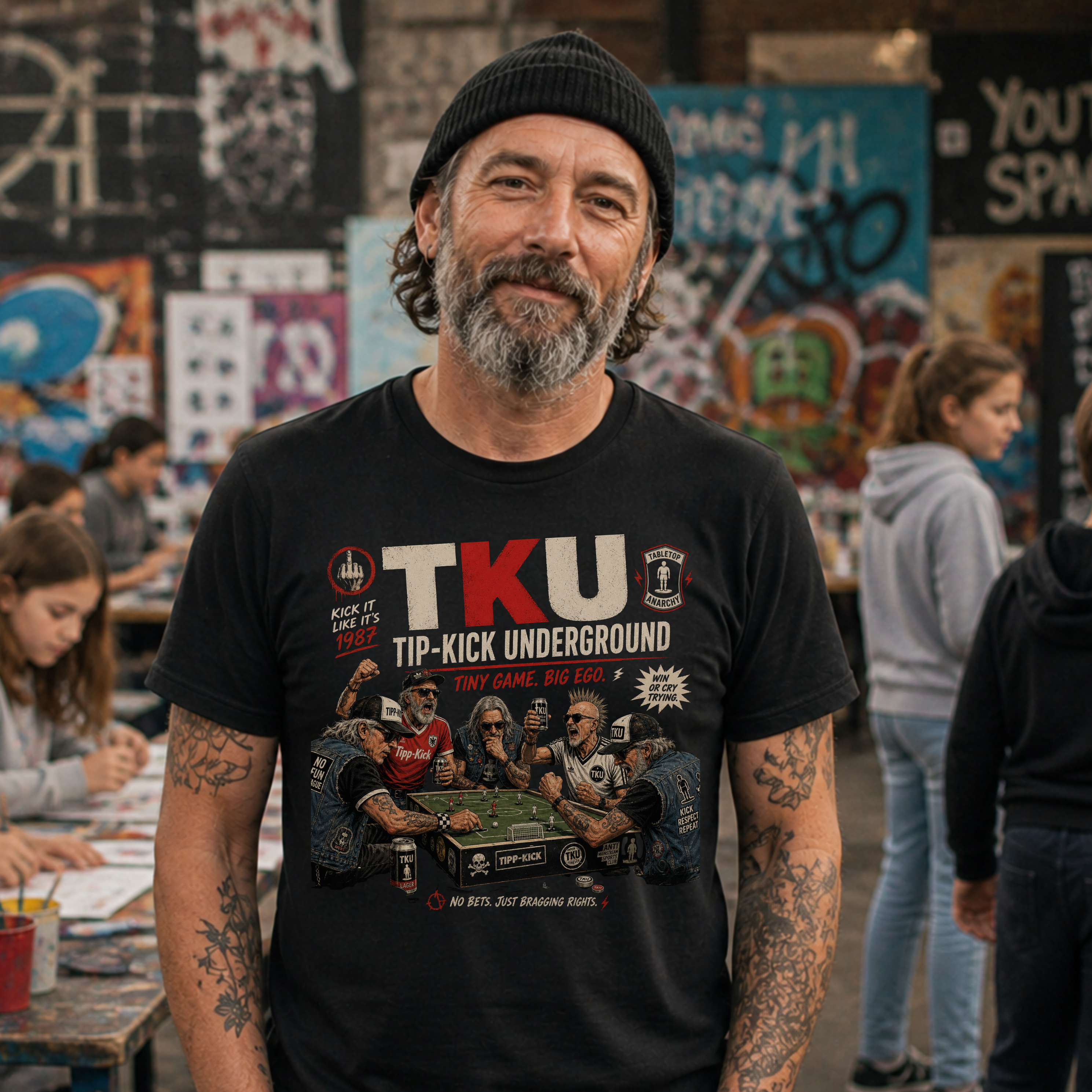 TIP KICK UNDERGROUND - Heavy Cotton T-Shirt