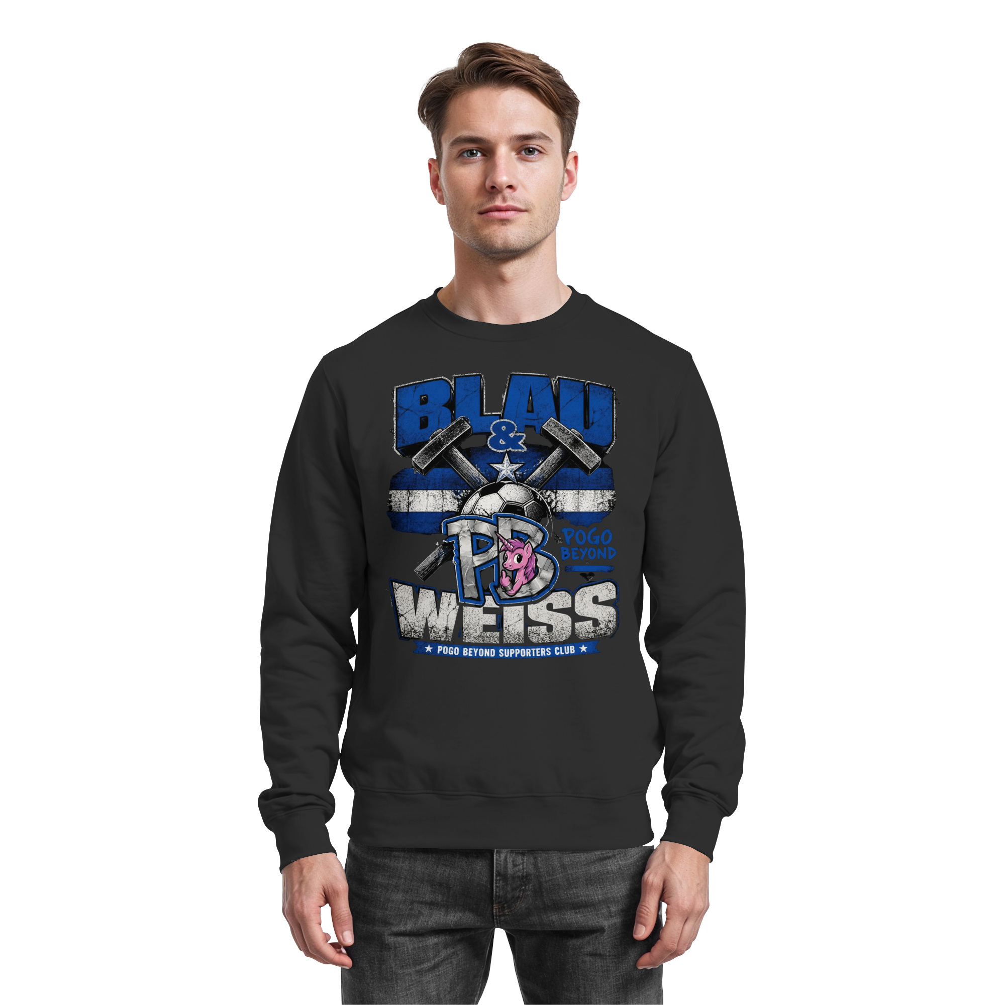 BLAU & WEISS POGO BEYOND - Basic Sweatshirt