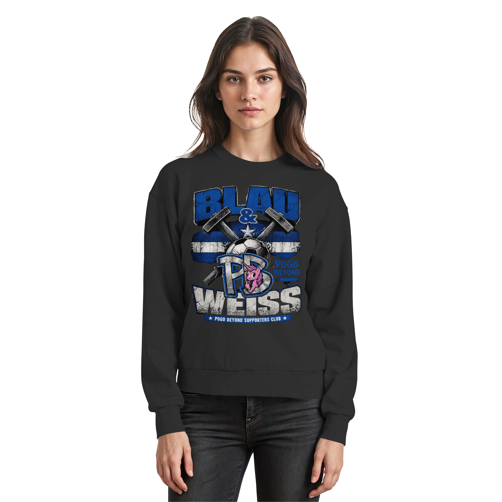 BLAU & WEISS POGO BEYOND - Basic Sweatshirt