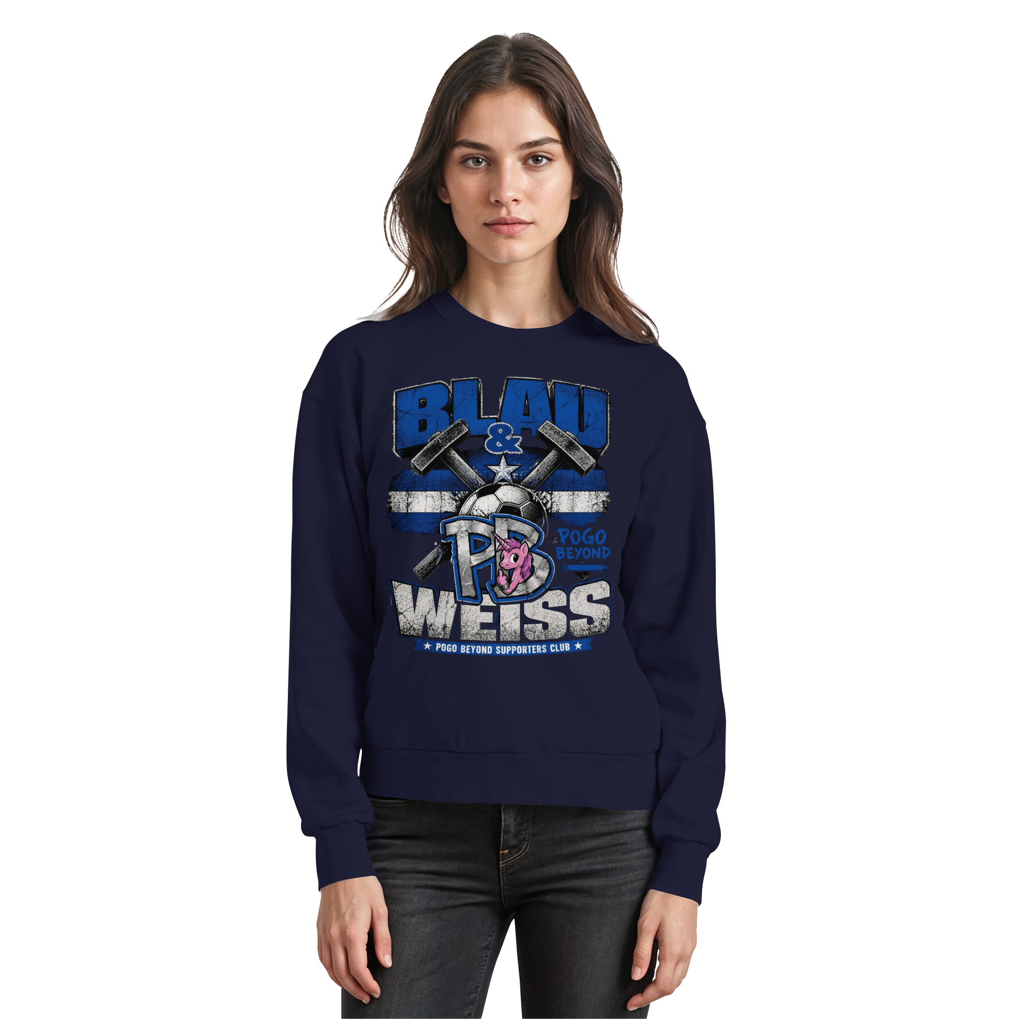 BLAU & WEISS POGO BEYOND - Basic Sweatshirt