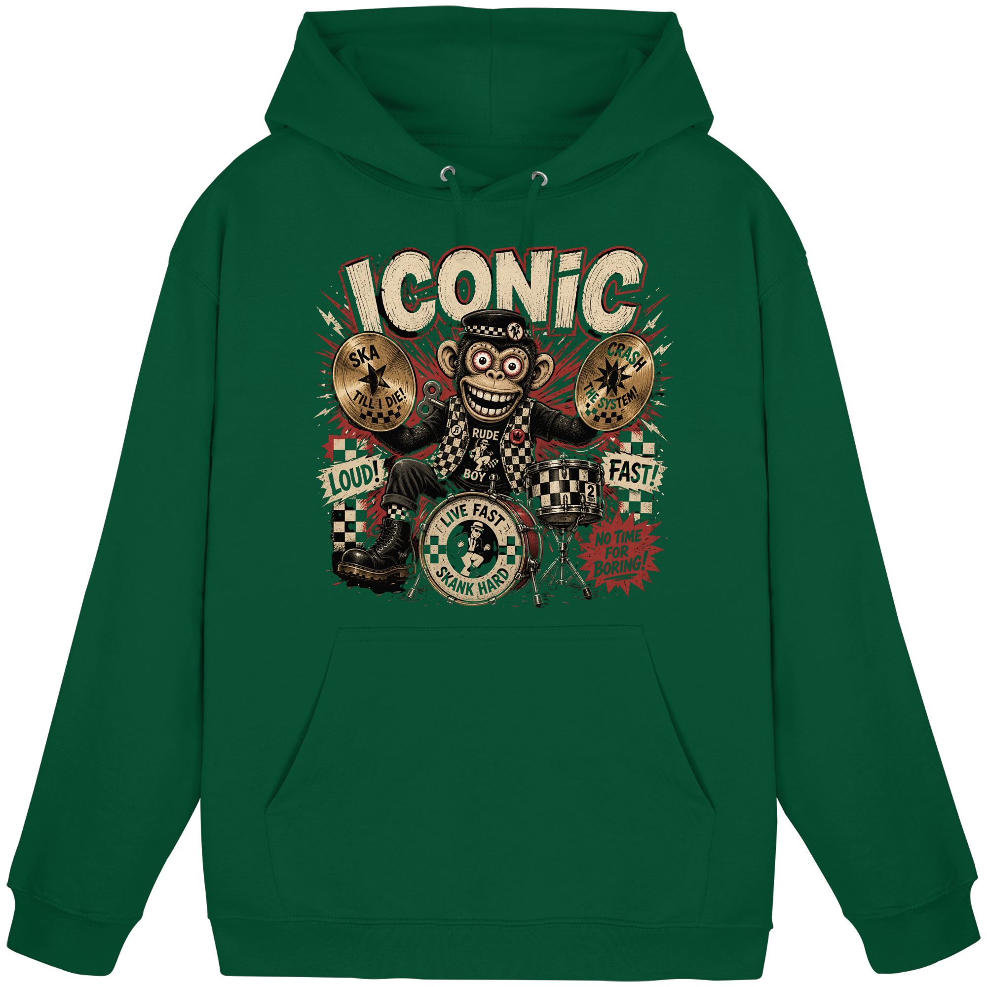 RUDE BOY MONKEY - Basic Unisex Hoodie