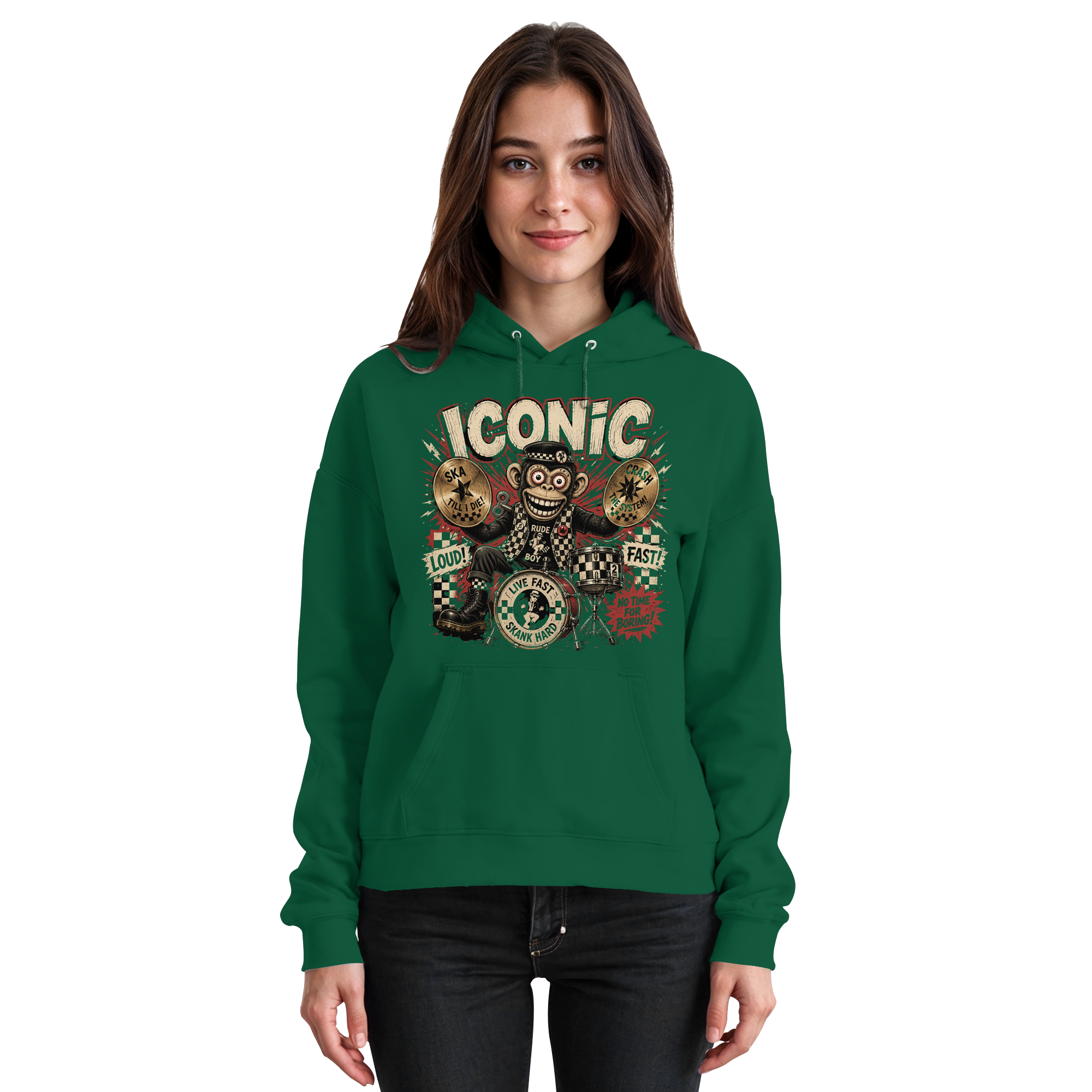 RUDE BOY MONKEY - Basic Unisex Hoodie