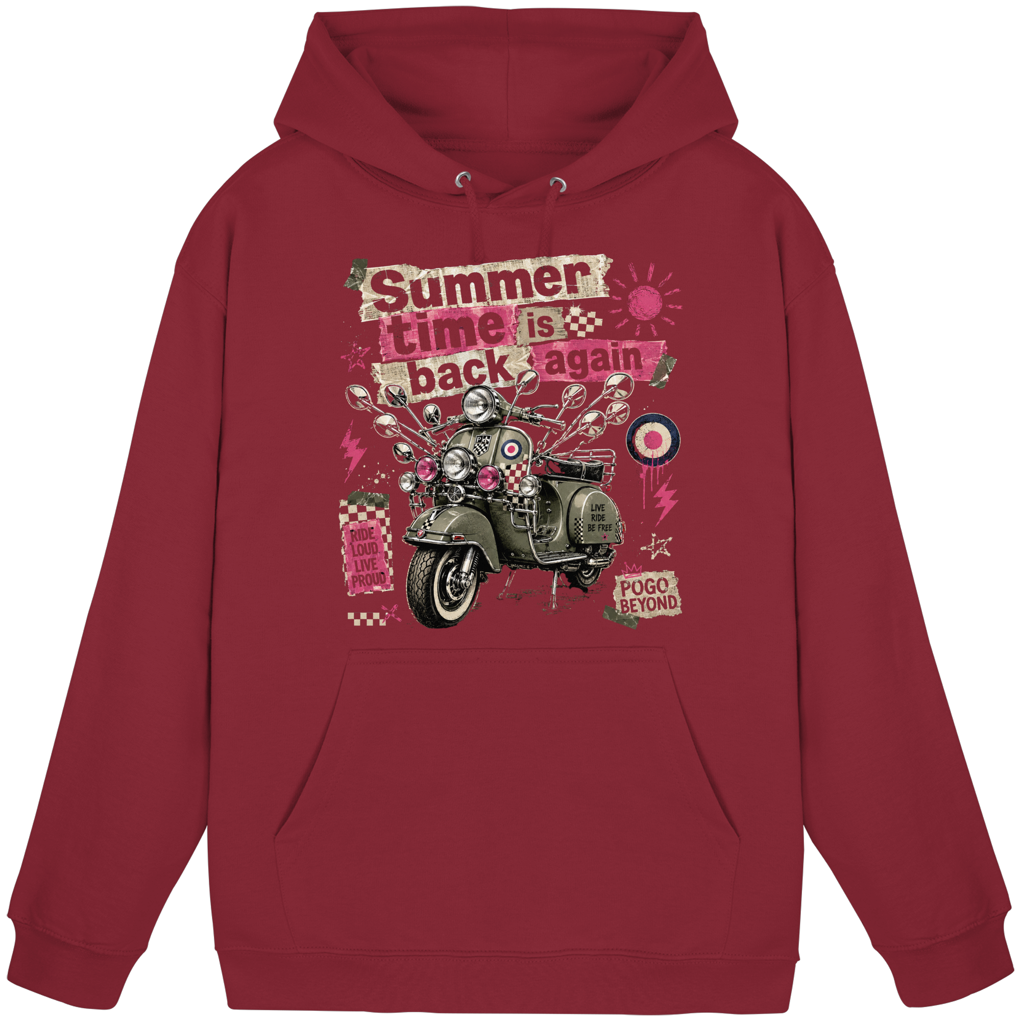SUMMER TIME IS BACK AGAIN - Basic Unisex Hoodie