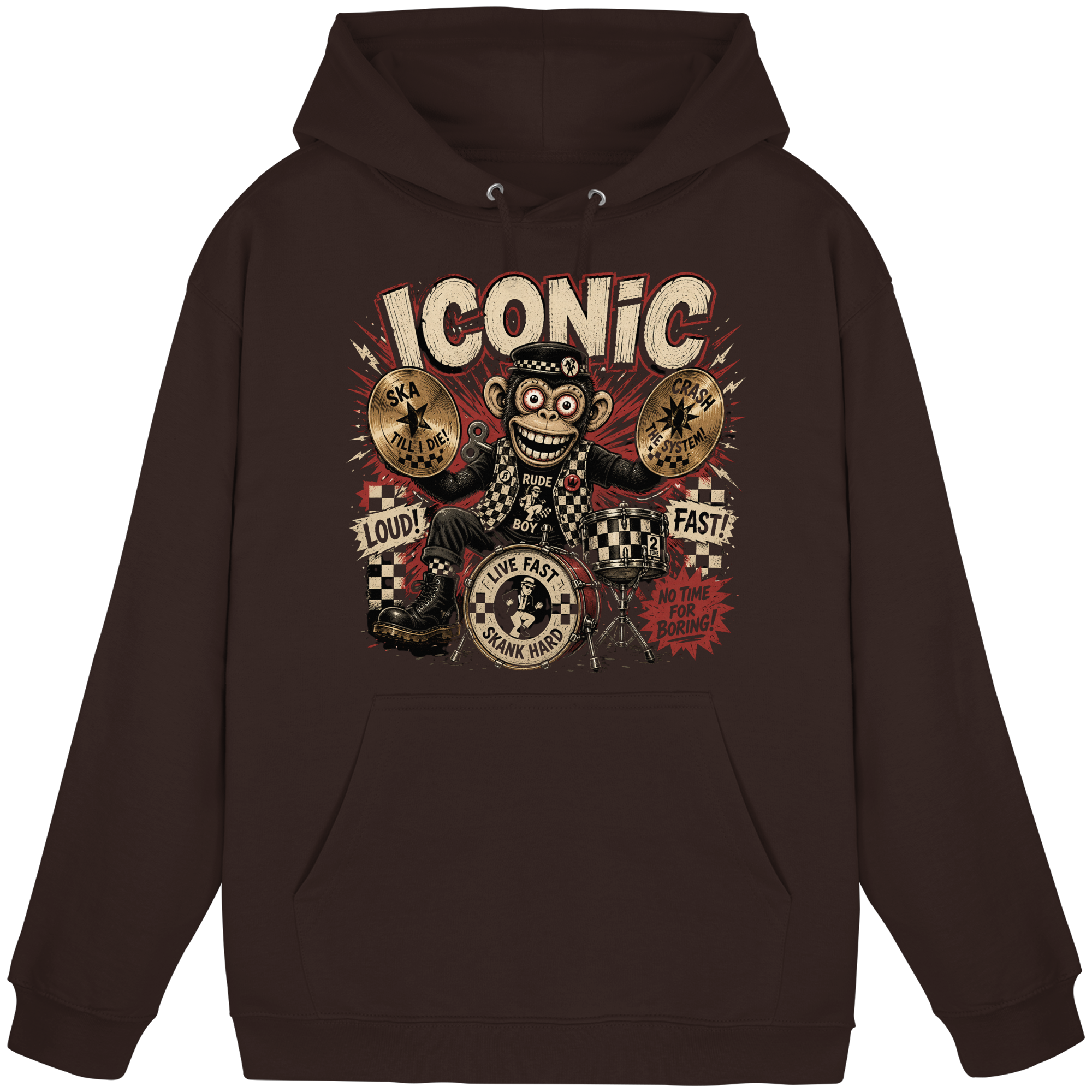 RUDE BOY MONKEY - Basic Unisex Hoodie
