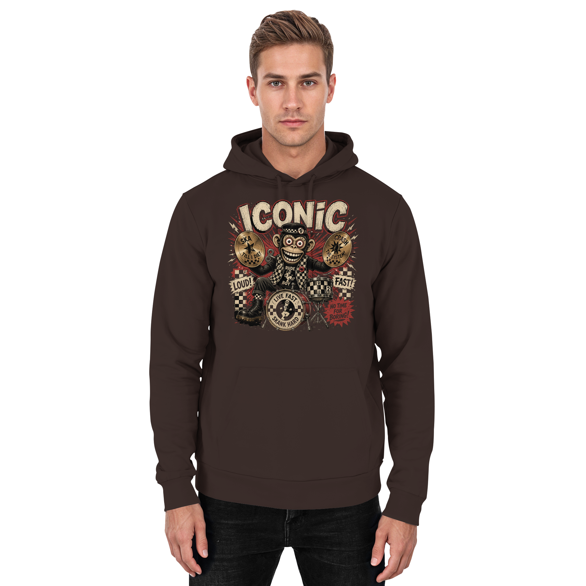 RUDE BOY MONKEY - Basic Unisex Hoodie