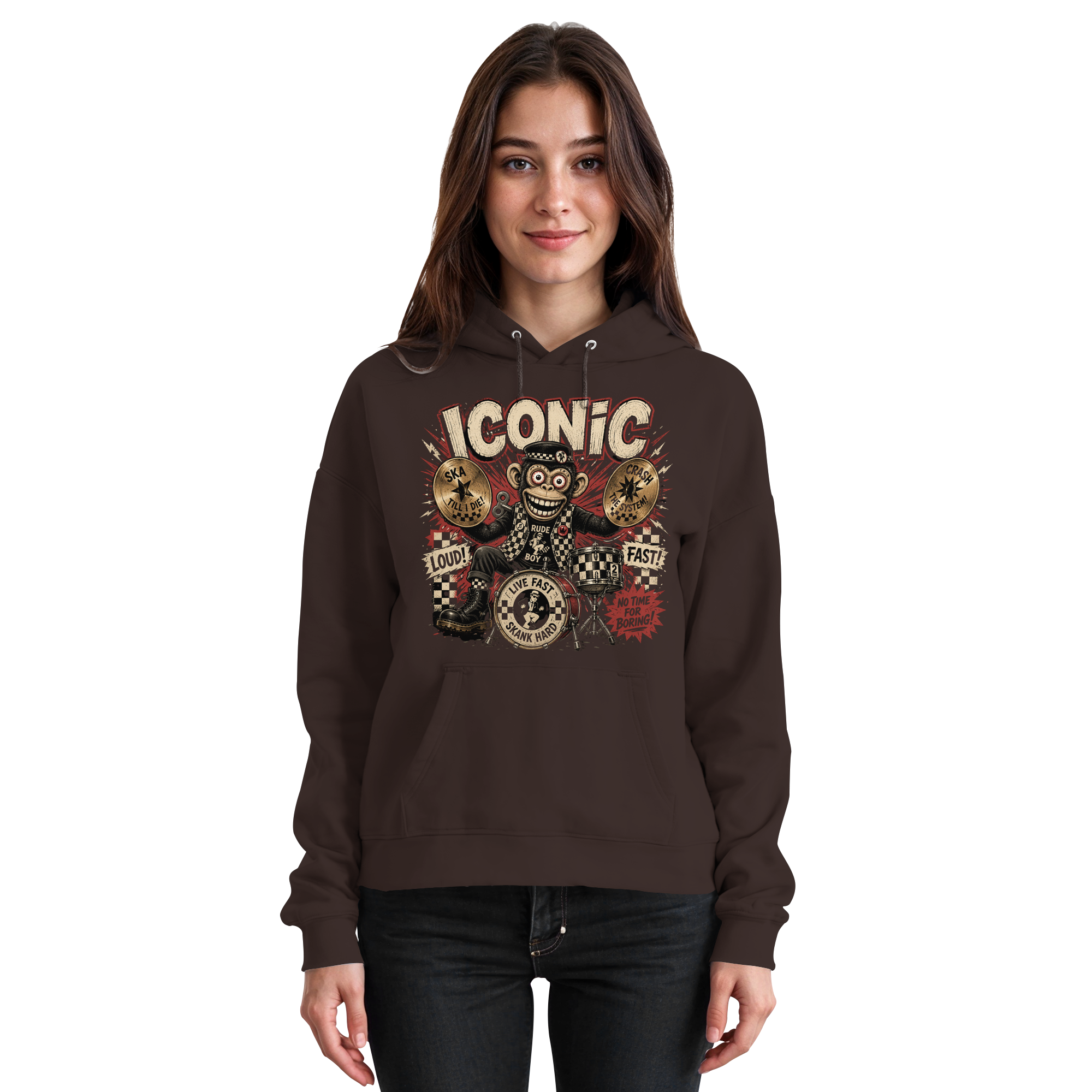 RUDE BOY MONKEY - Basic Unisex Hoodie
