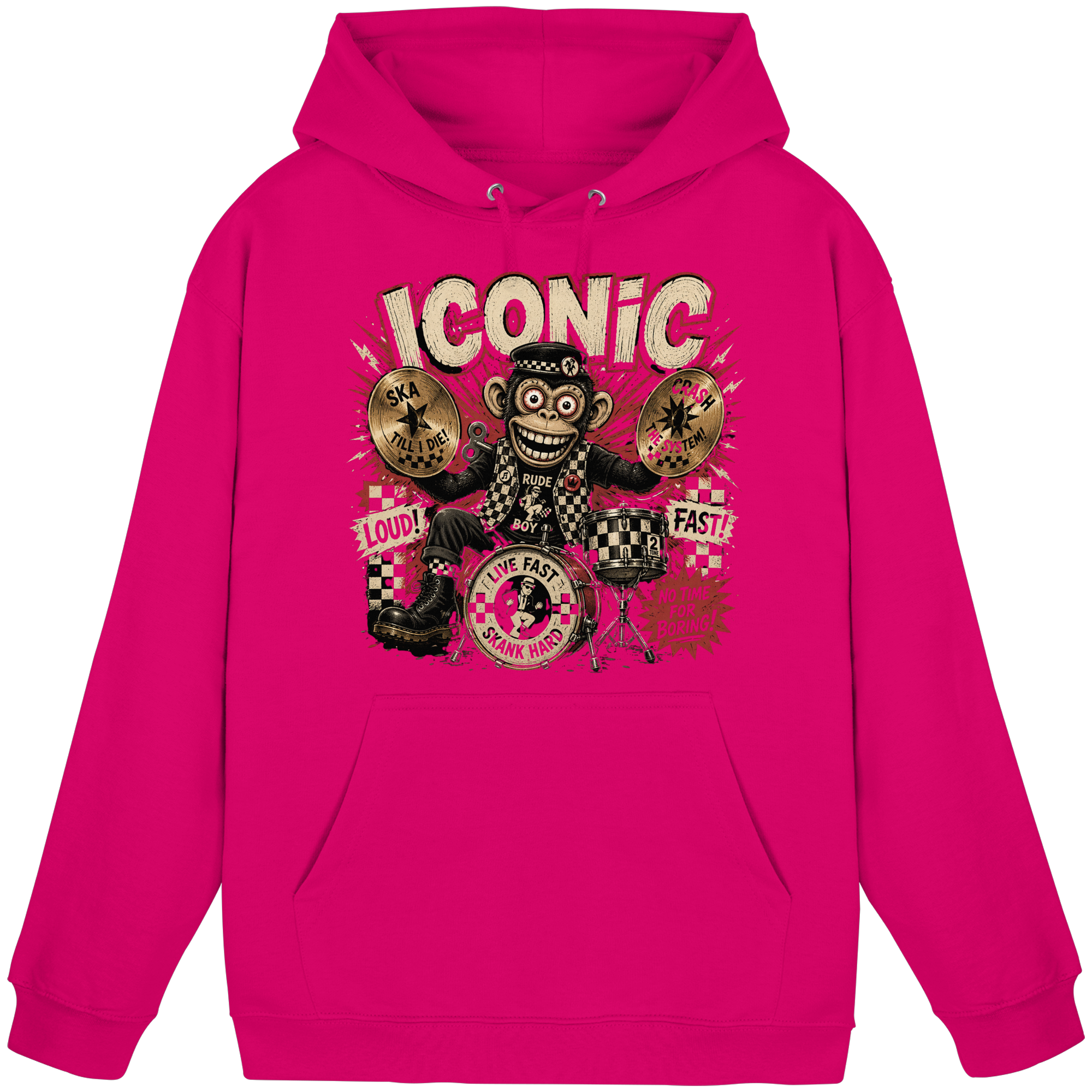 RUDE BOY MONKEY - Basic Unisex Hoodie