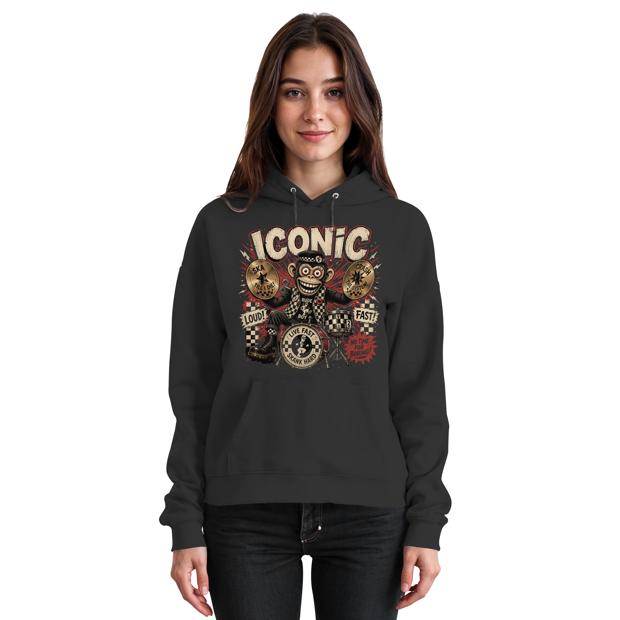 RUDE BOY MONKEY - Basic Unisex Hoodie