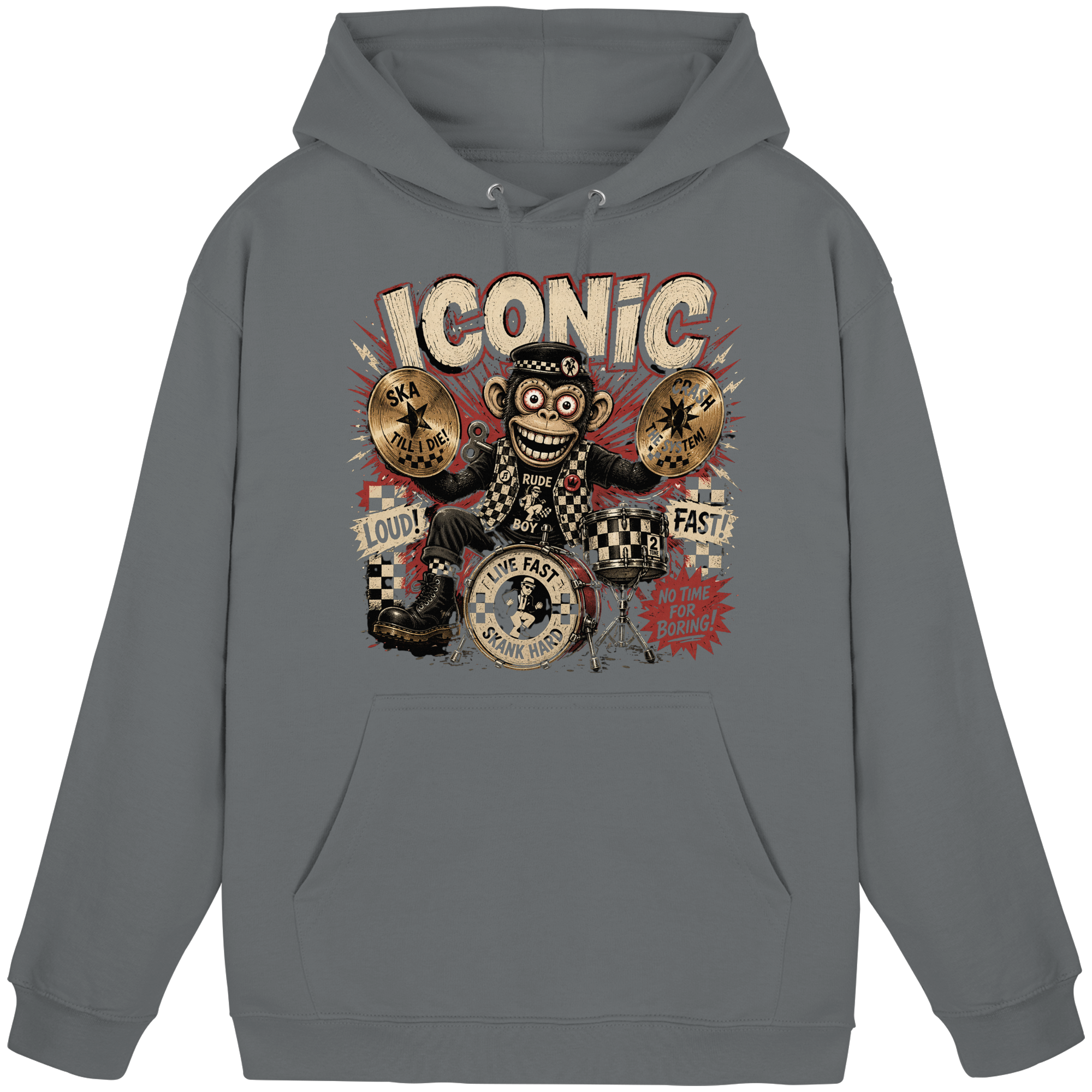 RUDE BOY MONKEY - Basic Unisex Hoodie