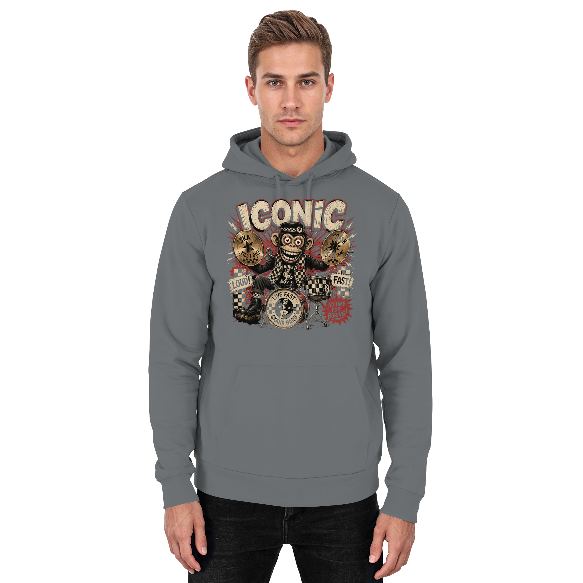 RUDE BOY MONKEY - Basic Unisex Hoodie