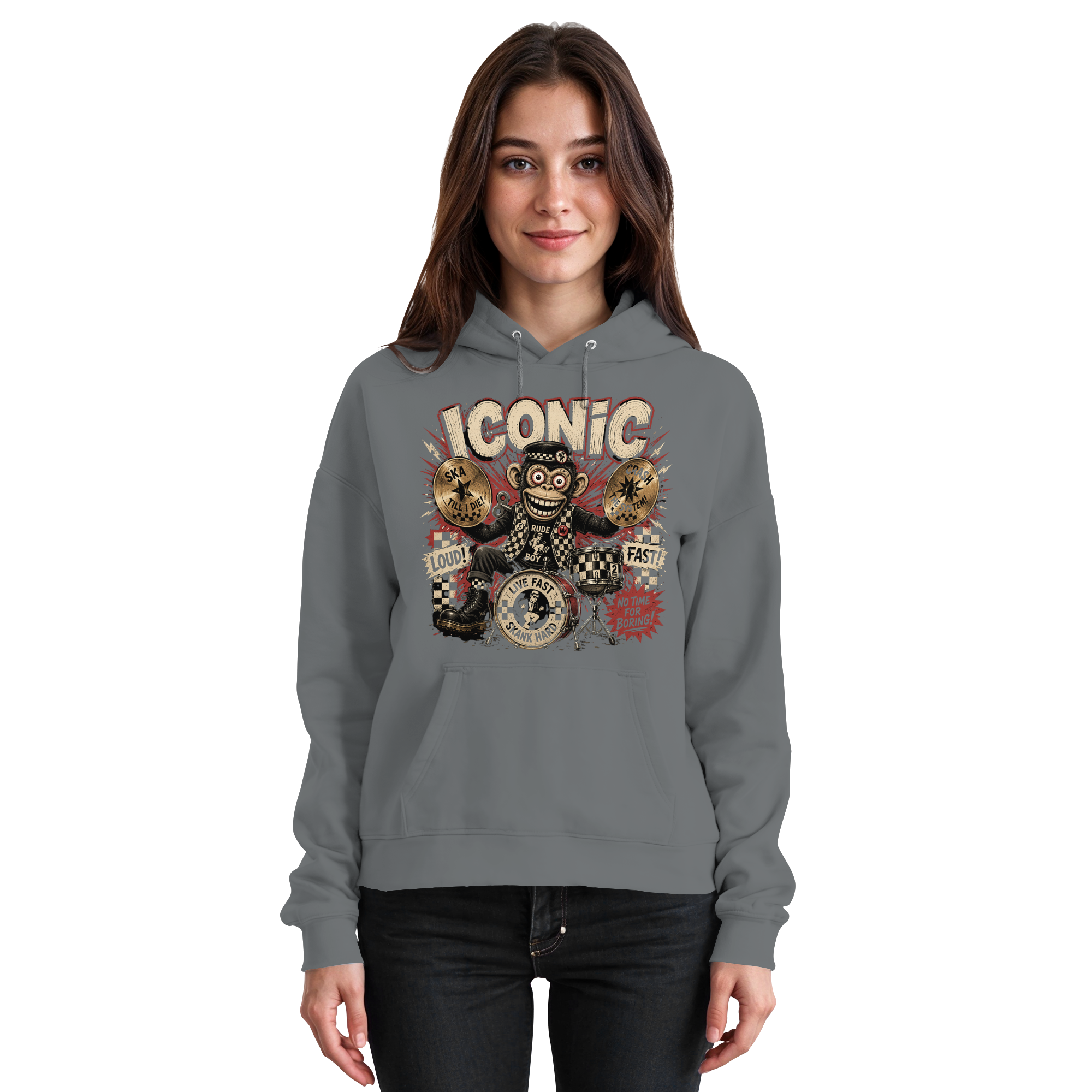 RUDE BOY MONKEY - Basic Unisex Hoodie