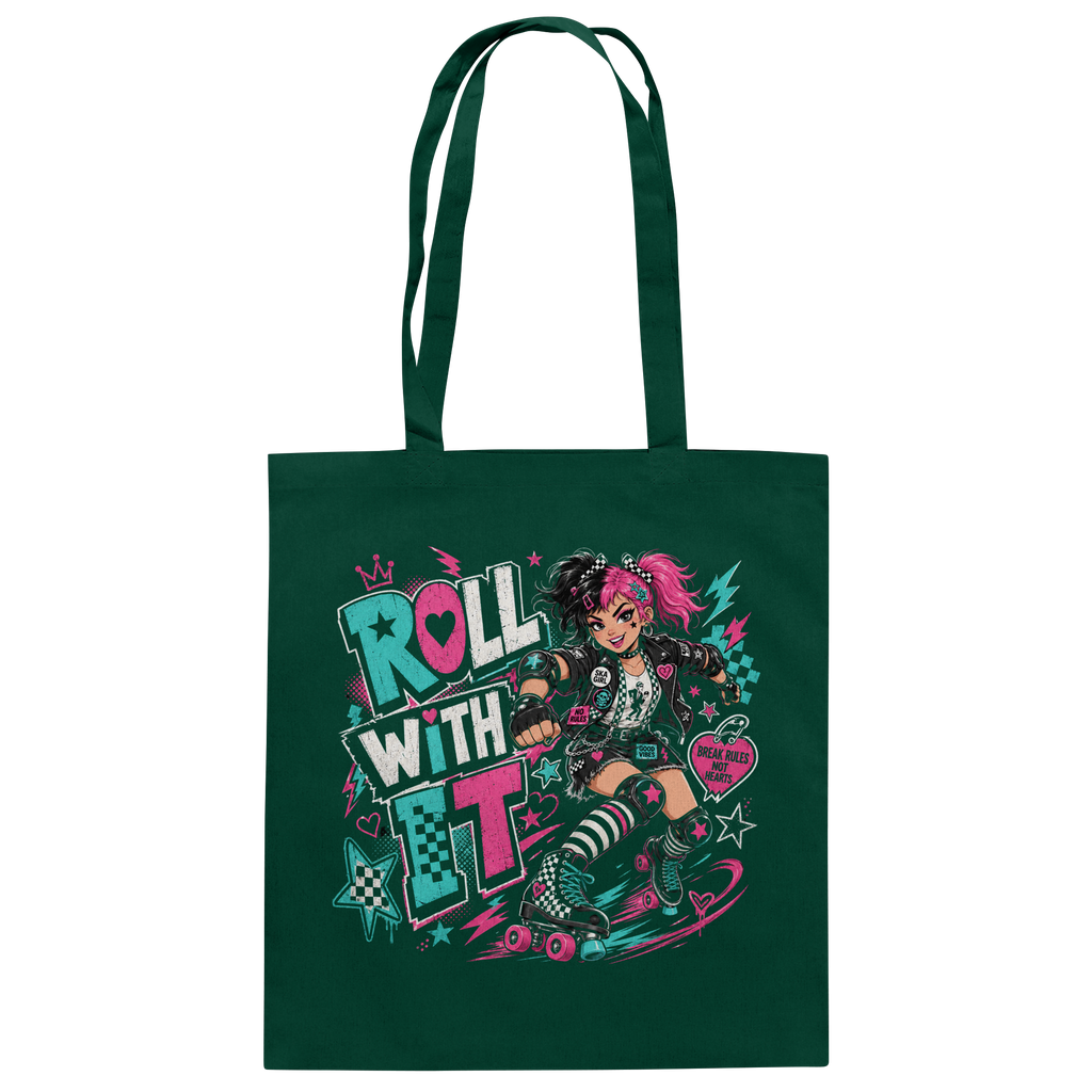 ROLL WITH IT - Baumwolltasche