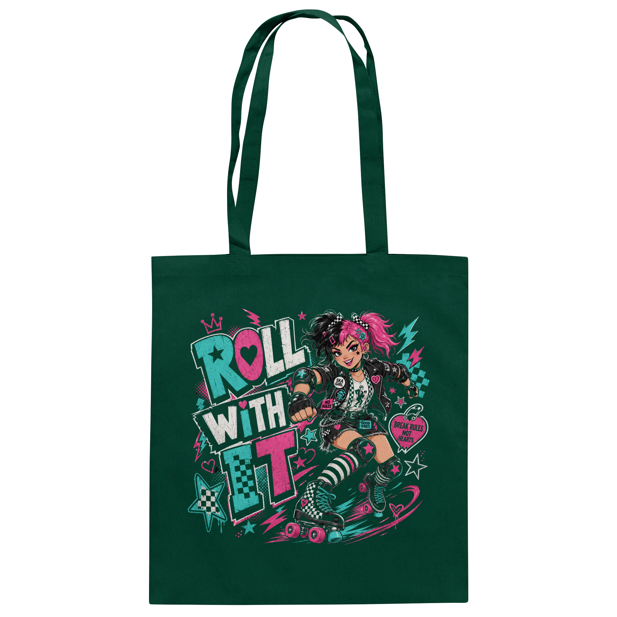 ROLL WITH IT - Baumwolltasche