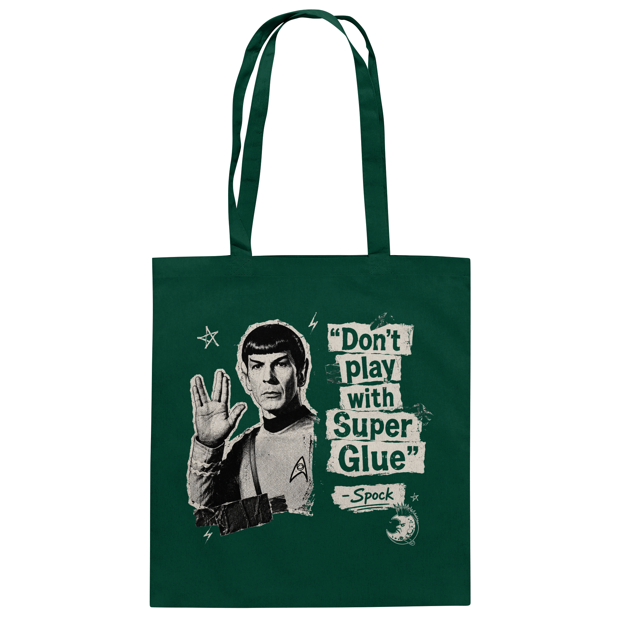 DON'T PLAY WITH SUPER GLUE - Baumwolltasche