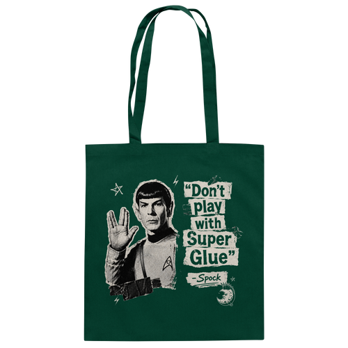 DON'T PLAY WITH SUPER GLUE - Baumwolltasche
