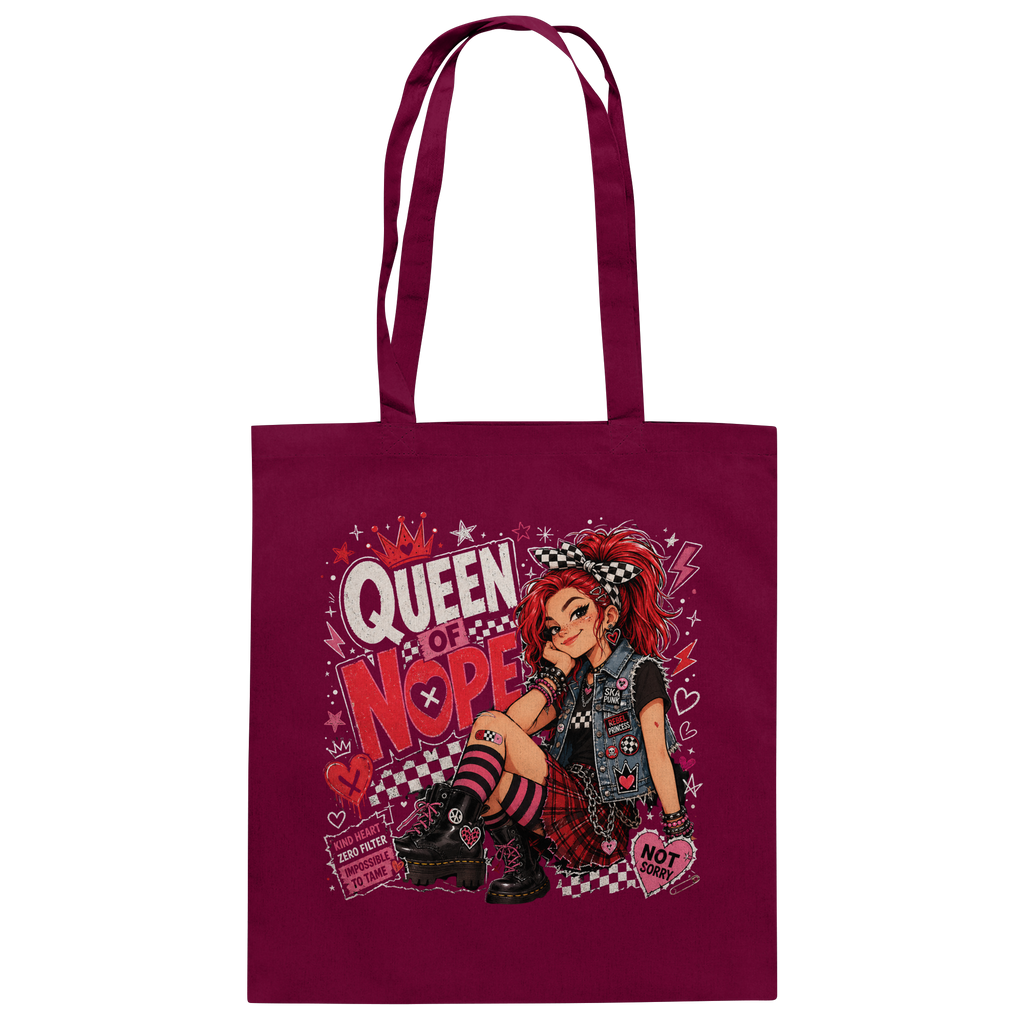 QUEEN OF NOPE - Baumwolltasche