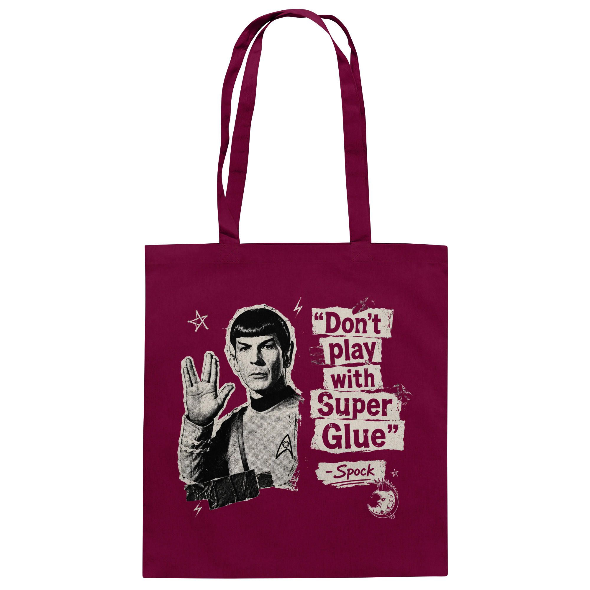 DON'T PLAY WITH SUPER GLUE - Baumwolltasche