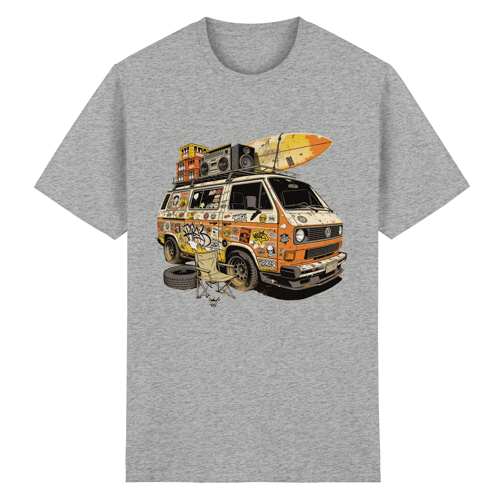 PUNKY CAMPER - Heavy Cotton T-Shirt