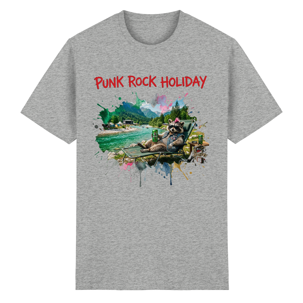 PUNK ROCK HOLIDAY - Lazy Rockoon - Heavy Cotton T-Shirt