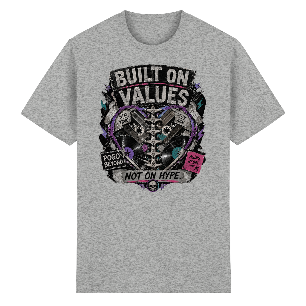 BUILT ON VALUES - Heavy Cotton T-Shirt