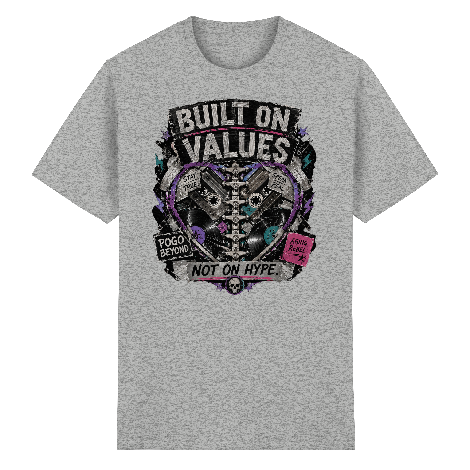 BUILT ON VALUES - Heavy Cotton T-Shirt