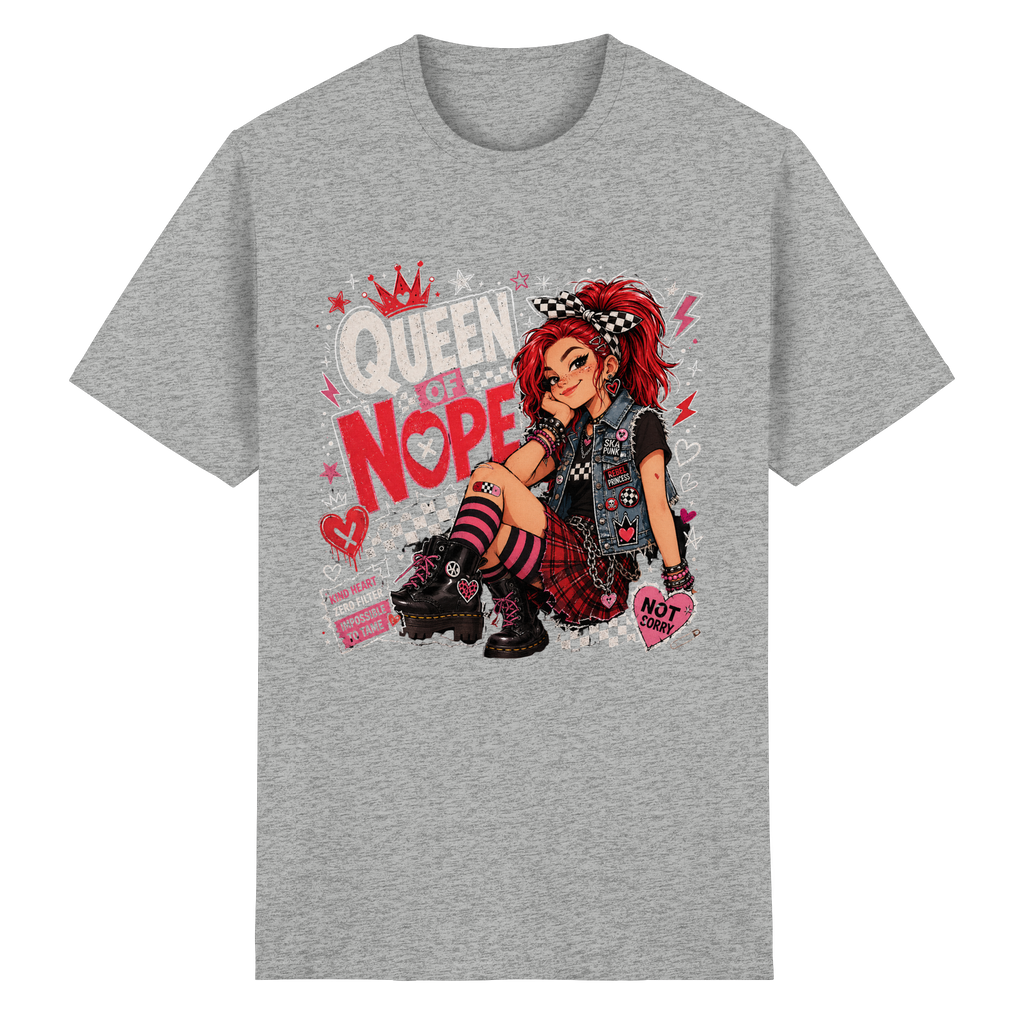 QUEEN OF NOPE - Heavy Cotton T-Shirt