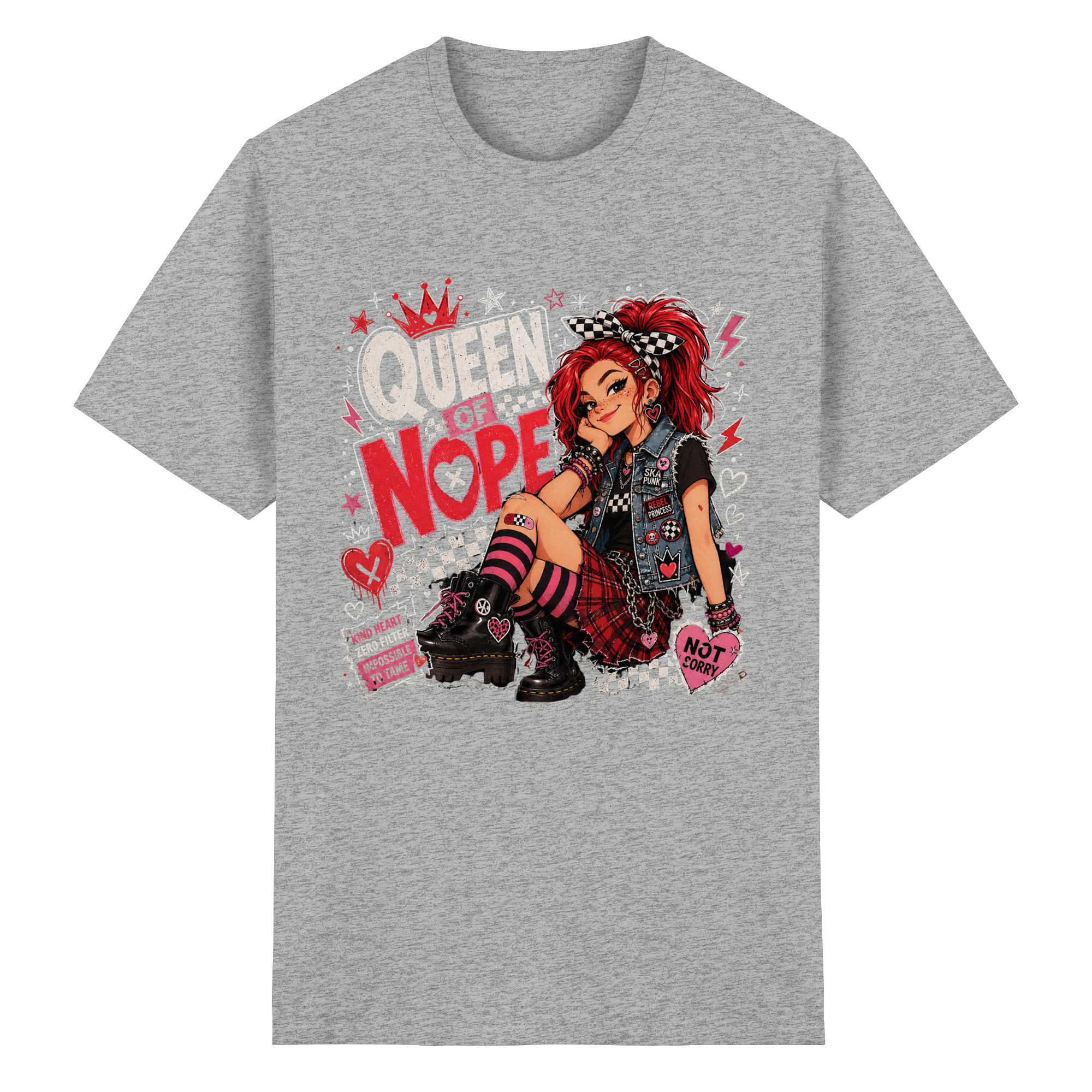 QUEEN OF NOPE - Heavy Cotton T-Shirt