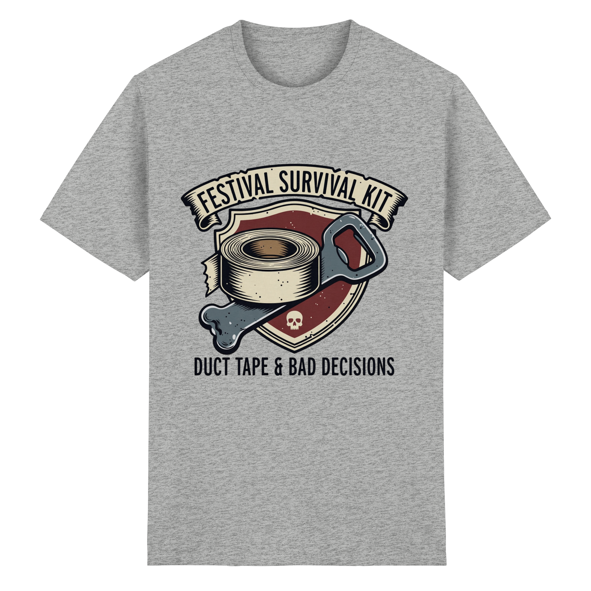 FESTIVAL SURVIVAL KIT - Heavy Cotton T-Shirt