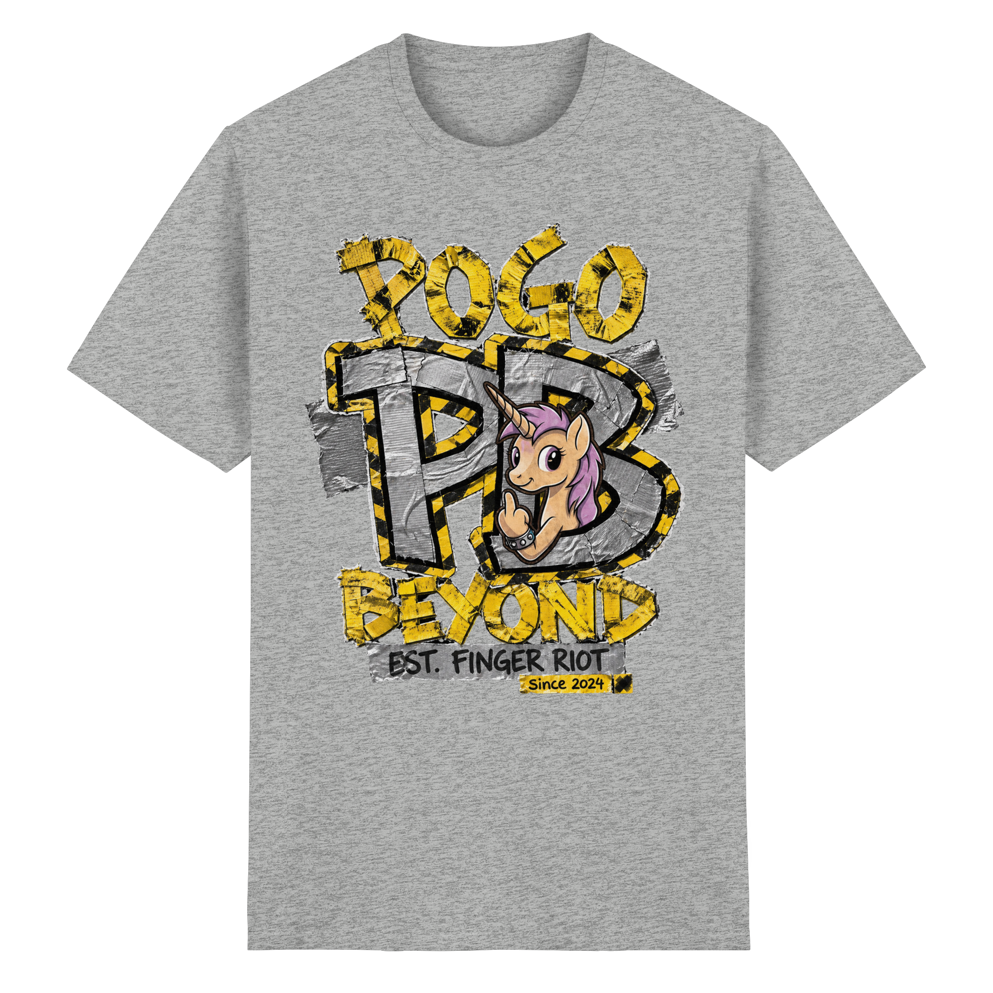 POGO BEYOND Yellow - Heavy Cotton T-Shirt