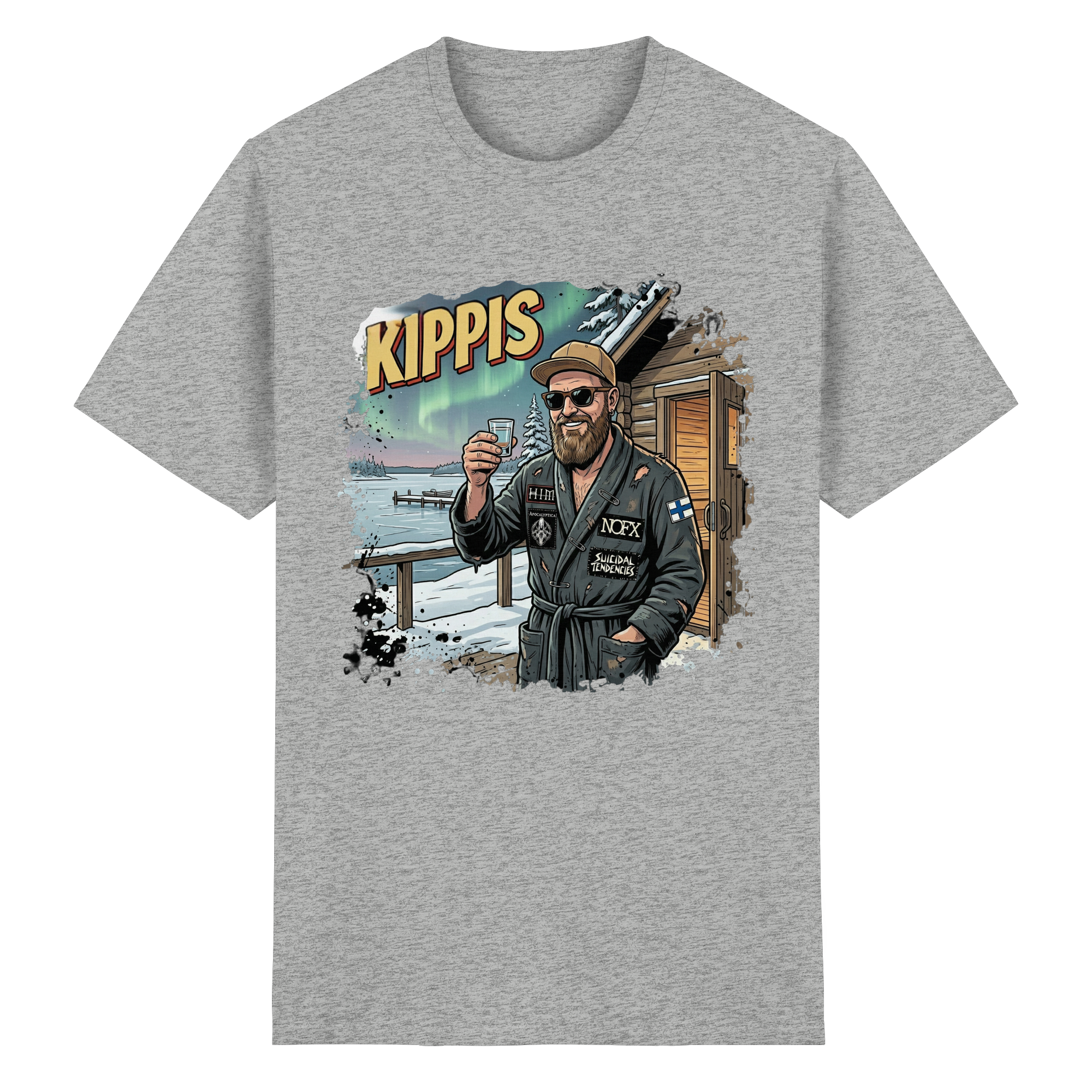 KIPPIS ON THE LEGACY - Heavy Cotton T-Shirt