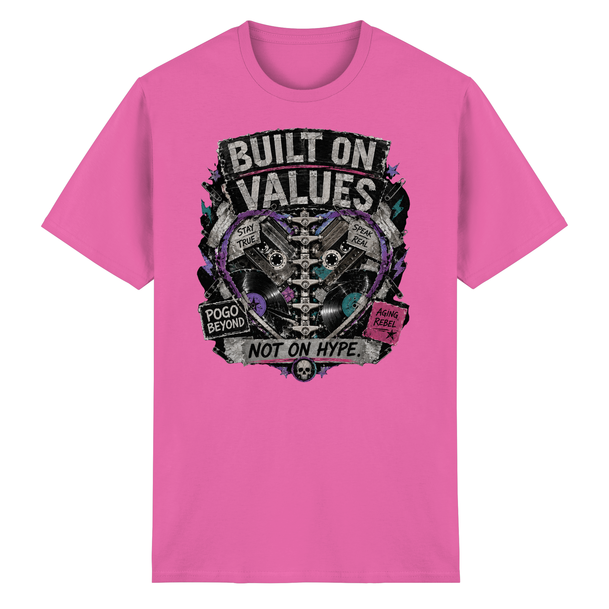 BUILT ON VALUES - Heavy Cotton T-Shirt
