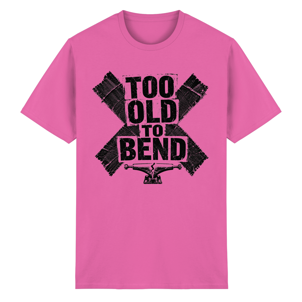 TOO OLD TO BEND - Heavy Cotton T-Shirt