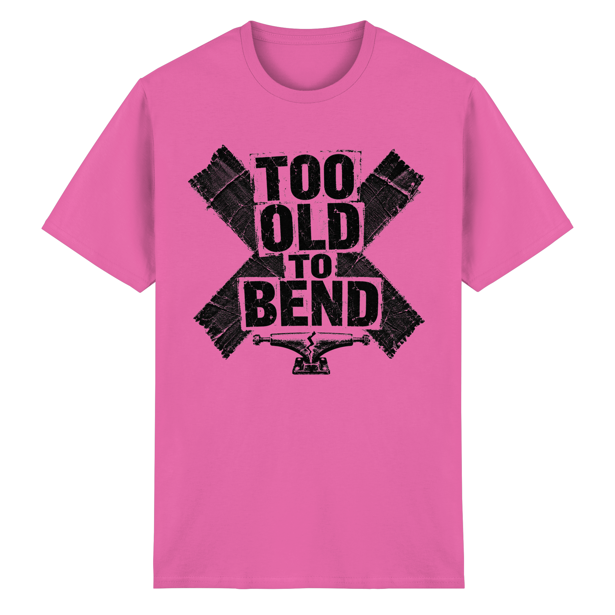 TOO OLD TO BEND - Heavy Cotton T-Shirt