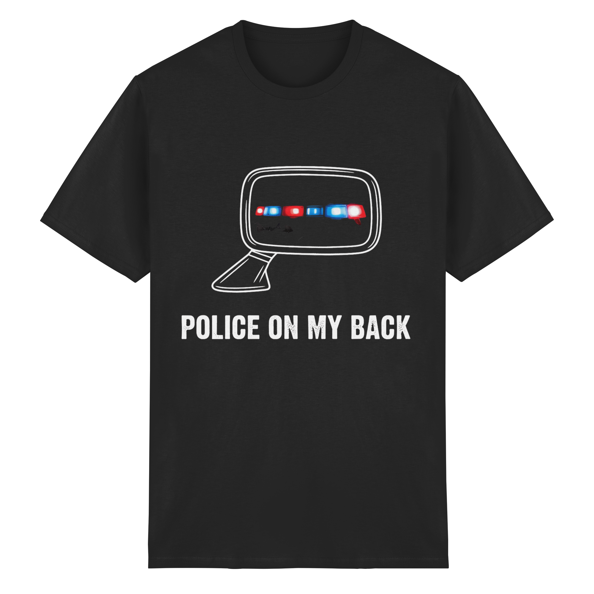 POLICE ON MY BACK - Heavy Cotton T-Shirt