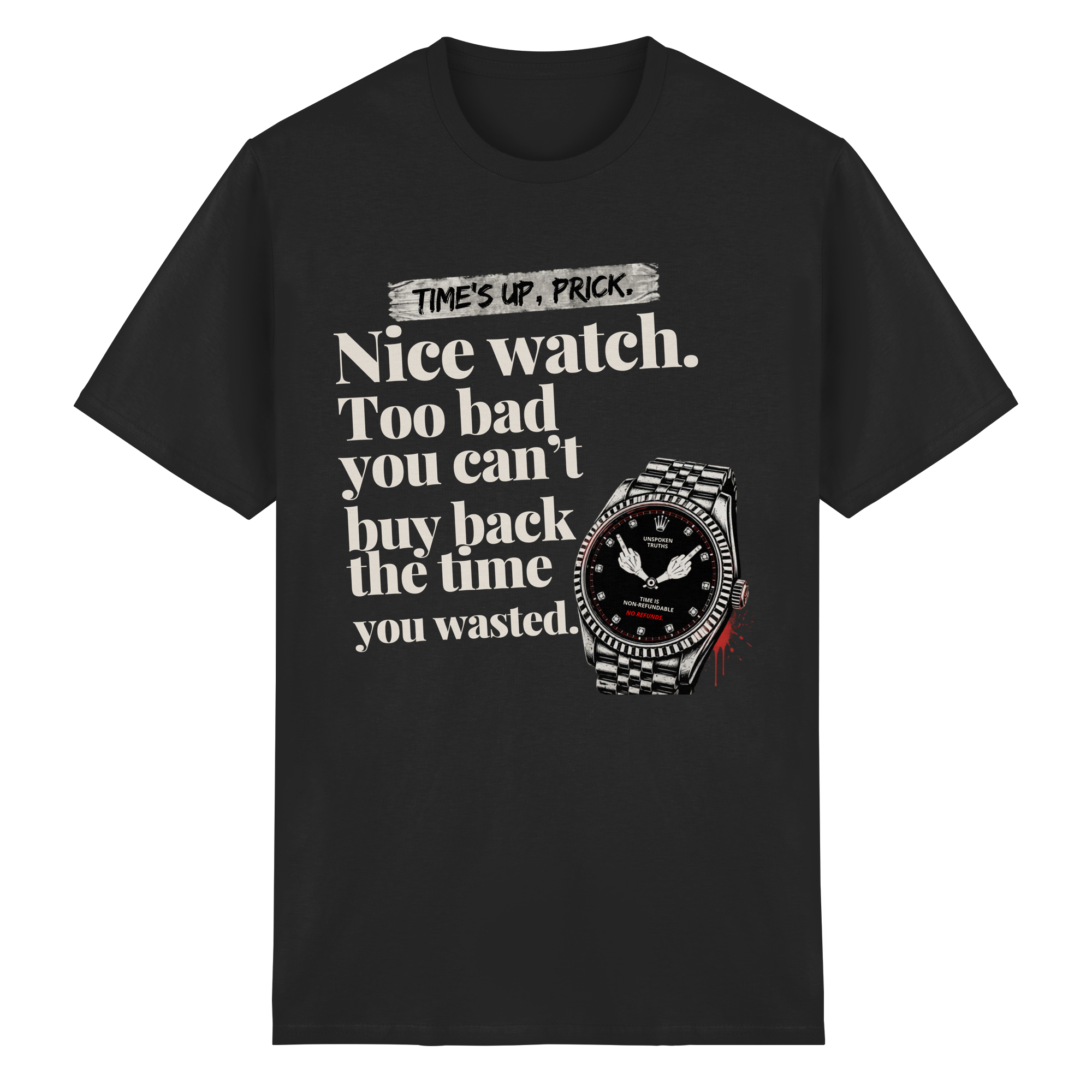 NICE WATCH, PRICK - Heavy Cotton T-Shirt